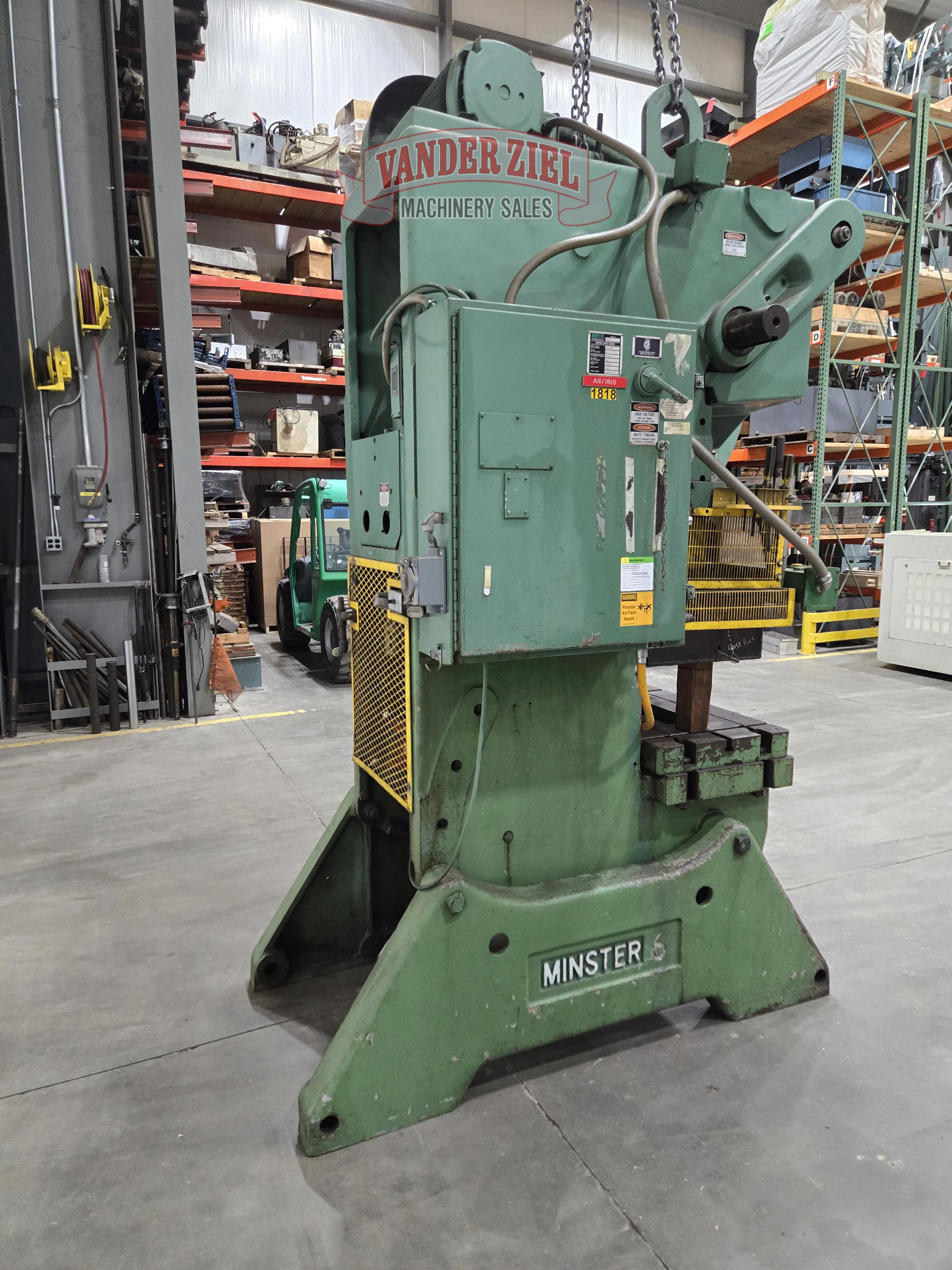Minster 60 Ton C-Frame OBI Press, 32" x 21" Bed - Prefetch Image 43167