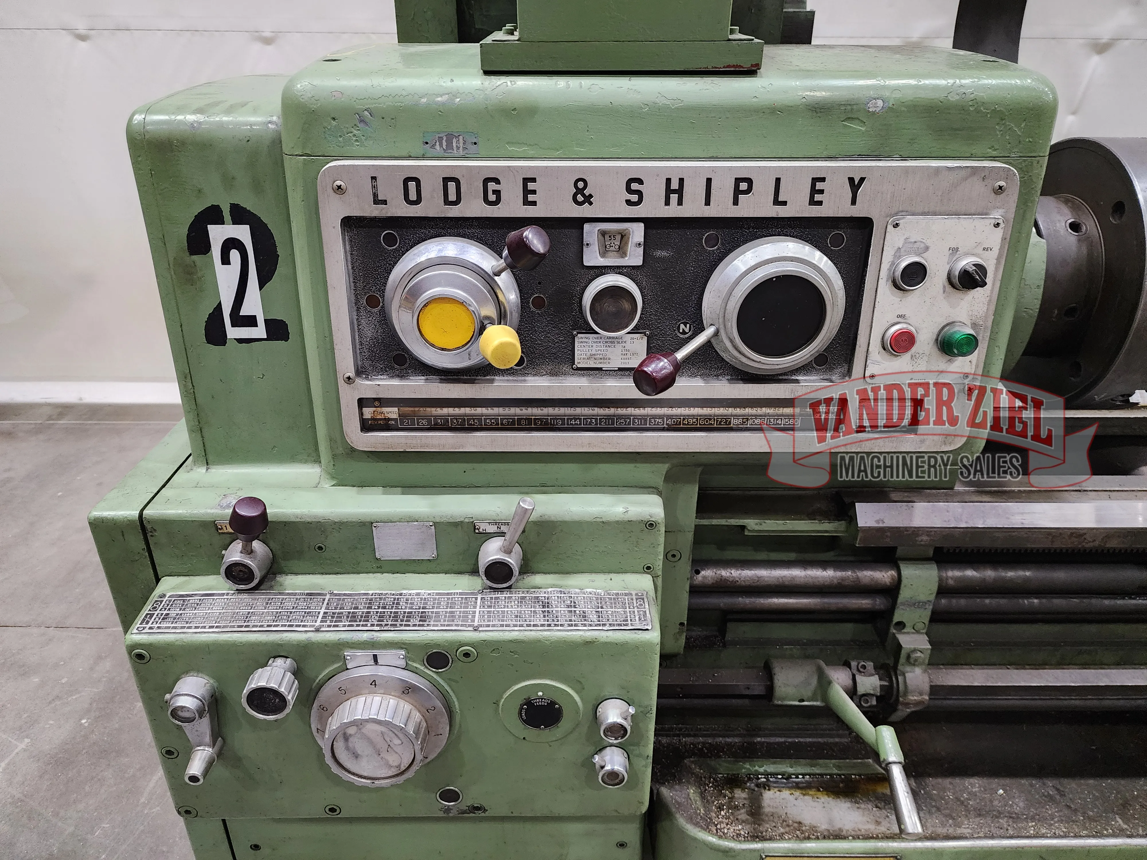 Lodge & Shipley Lathe - Prefetch Image 43280