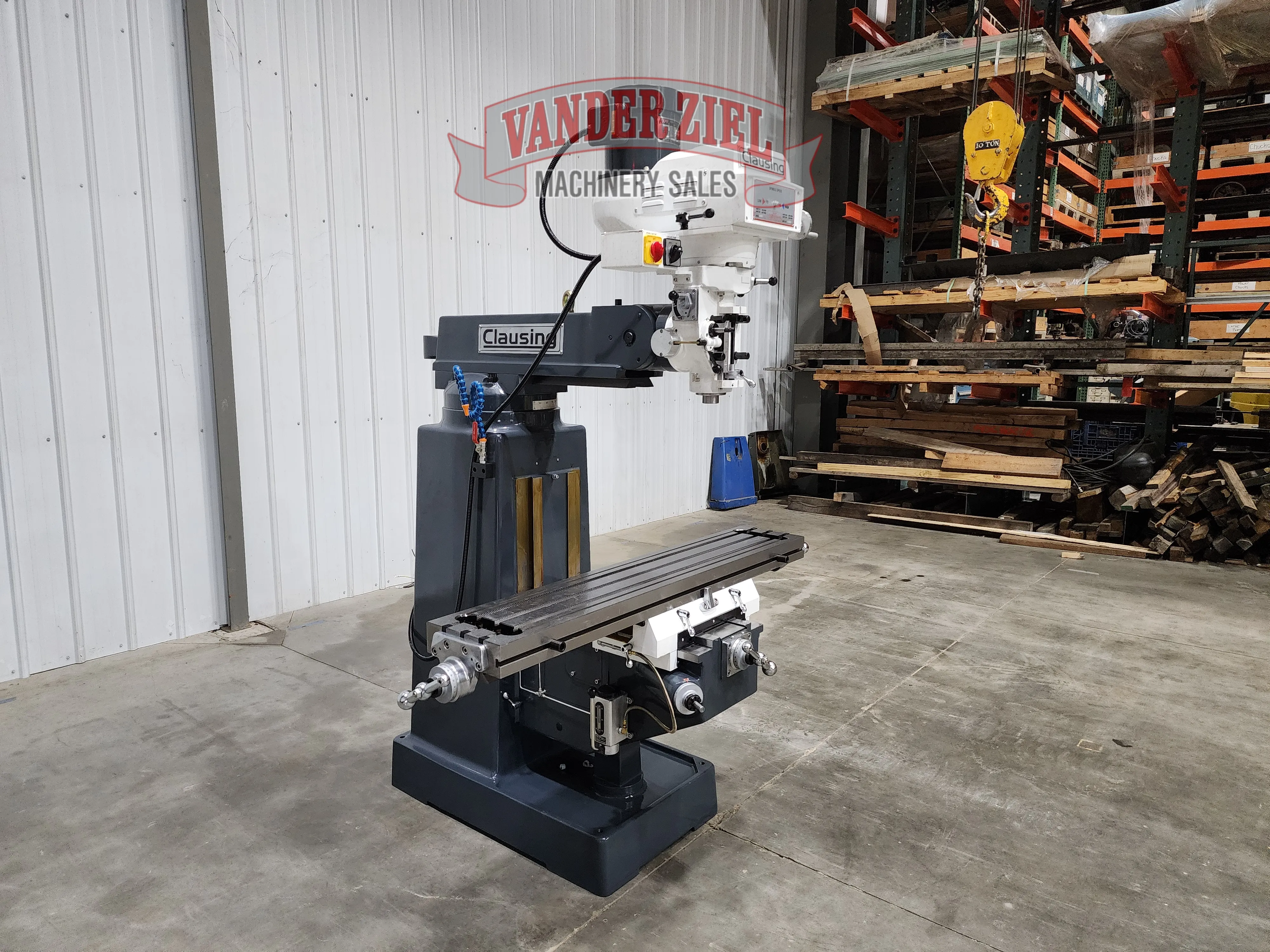 Clausing 3VS08 Vertical Knee Mill - NEW - Main Image 1