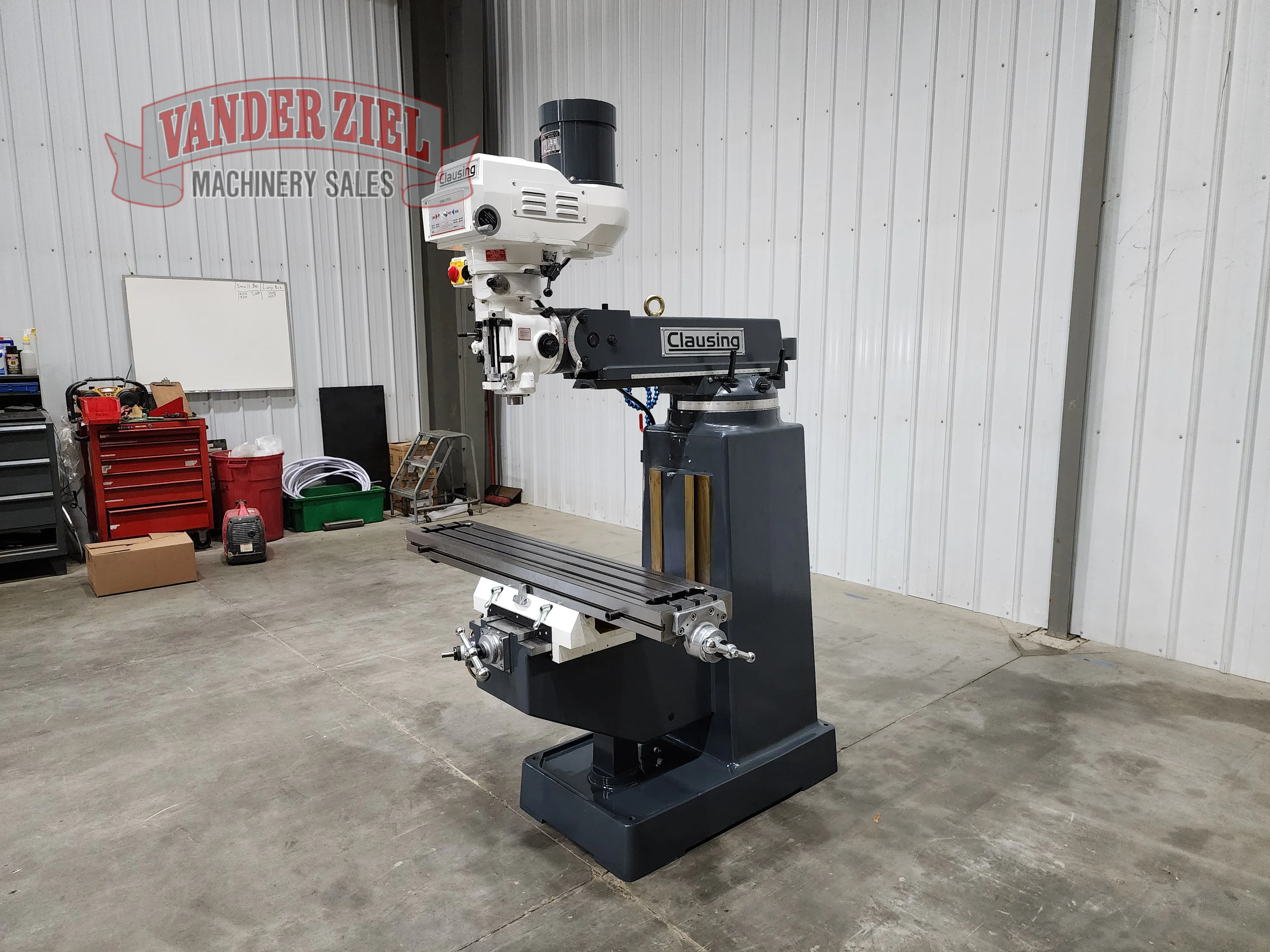 Clausing 3VS08 Vertical Knee Mill - NEW - Prefetch Image 43488