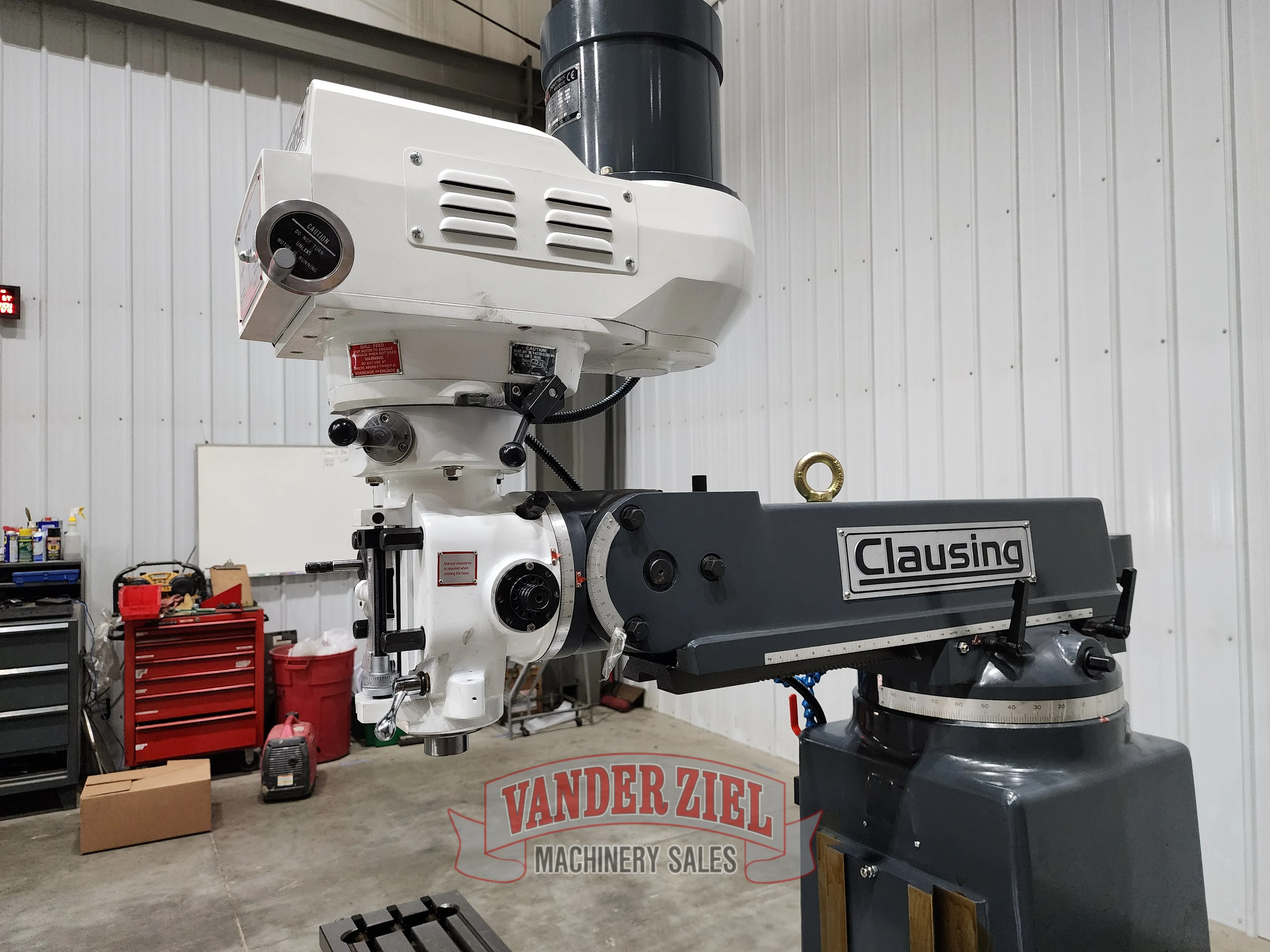 Clausing 3VS08 Vertical Knee Mill - NEW - Prefetch Image 43492