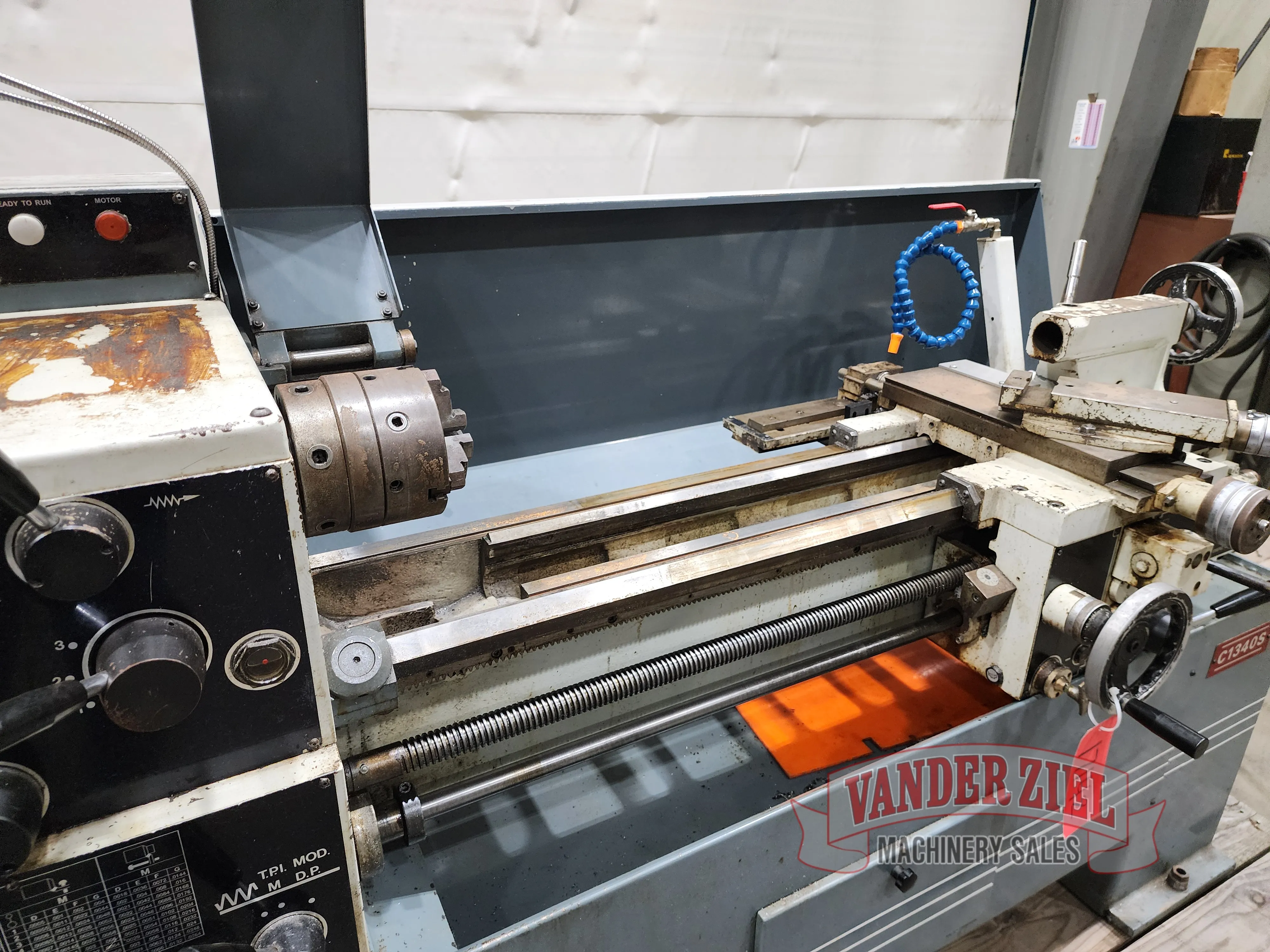 Clausing Metosa 13” x 40” Geared Head Lathe, Model C1340S - Prefetch Image 43564