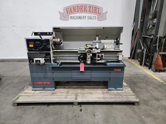 Clausing Metosa 13” x 40” Geared Head Lathe, Model C1340S