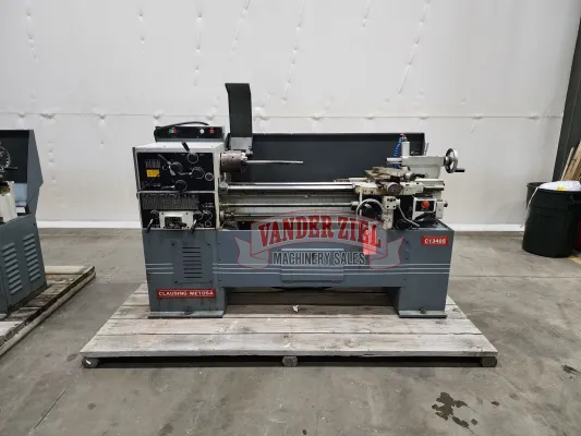 Clausing Metosa 13” x 40” Geared Head Lathe, Model C1340S