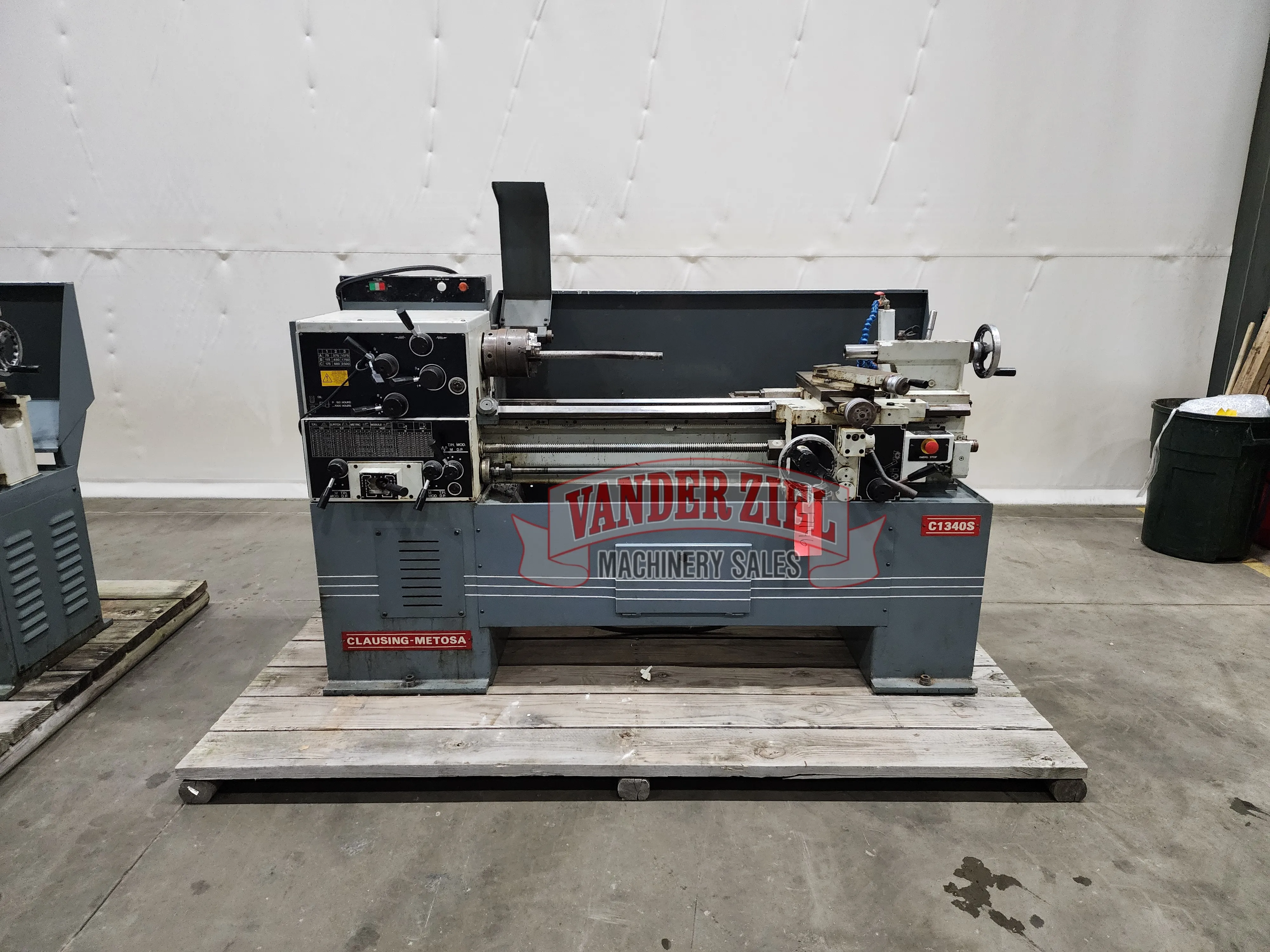 Clausing Metosa 13” x 40” Geared Head Lathe, Model C1340S - Main Image 1
