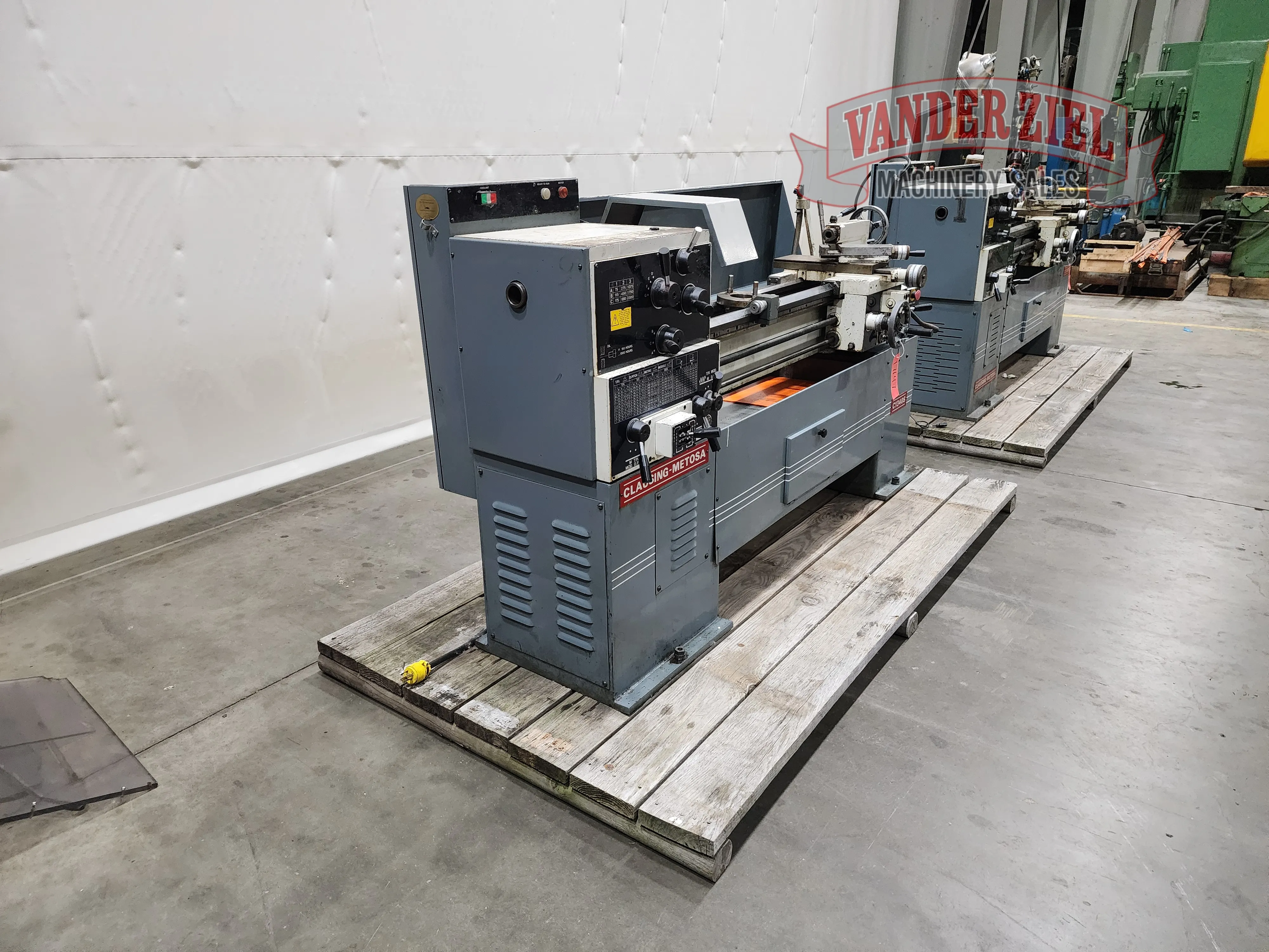 Clausing Metosa 13” x 40” Geared Head Lathe, Model C1340S - Prefetch Image 43606