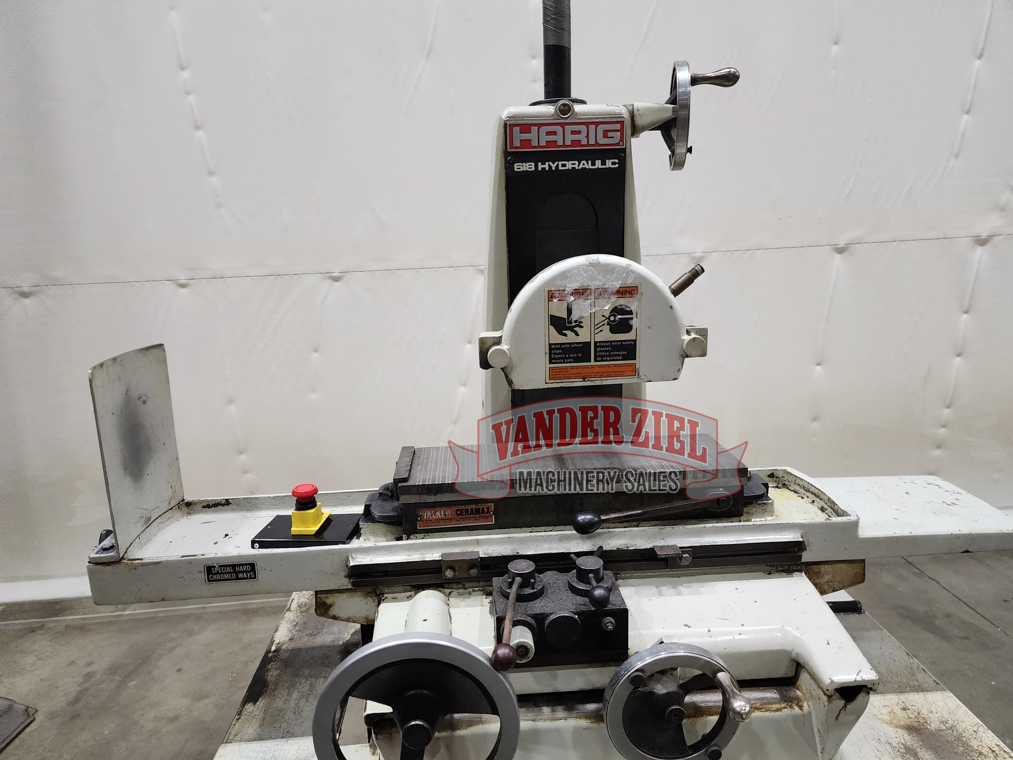 Harig 6” x 18” Hydraulic Grinder, Model 618 - Prefetch Image 43649