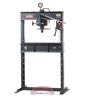 Dake 25 Ton Hand Operated H-Frame Press, Model 25H - NEW