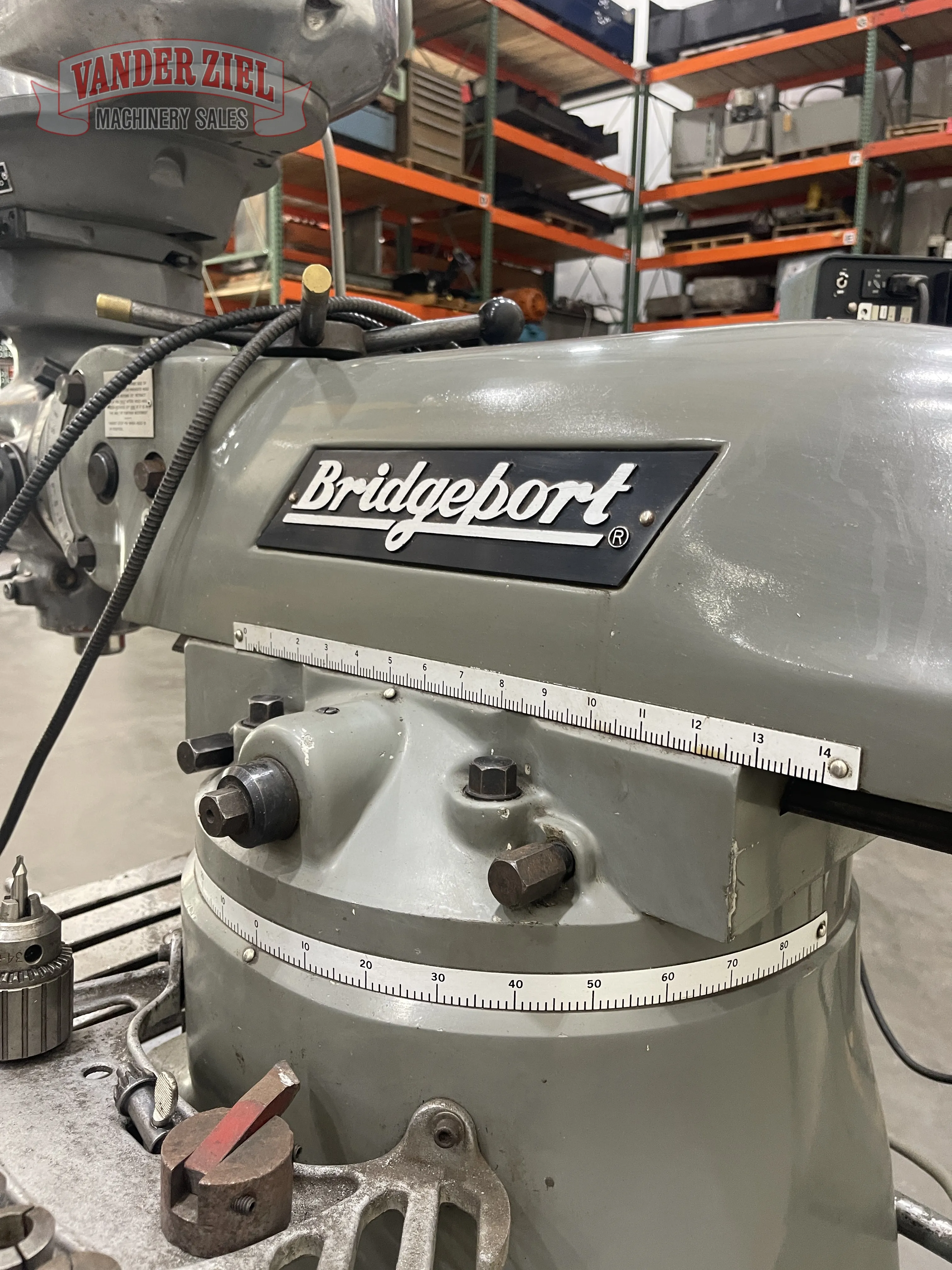 Bridgeport Series I Vertical-Knee Mill, 2 HP, 9" x 42" Table - Prefetch Image 43911