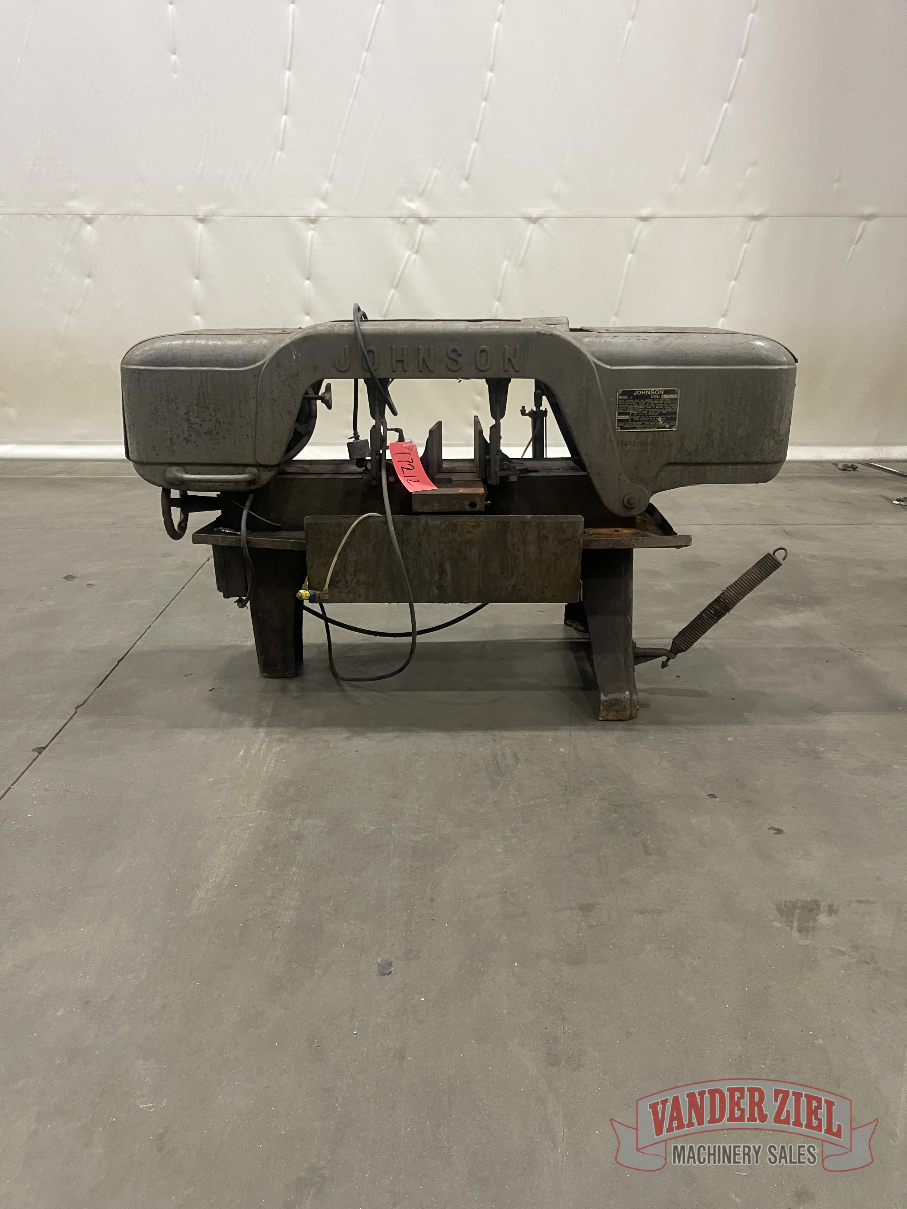 Johnson 10" x 18" Horizontal Bandsaw, Model J - Main Image 1