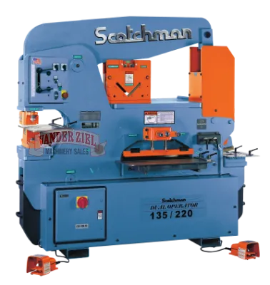 Scotchman 135 Ton Dual Operator Ironworker, Model DO 135/220-24M - NEW