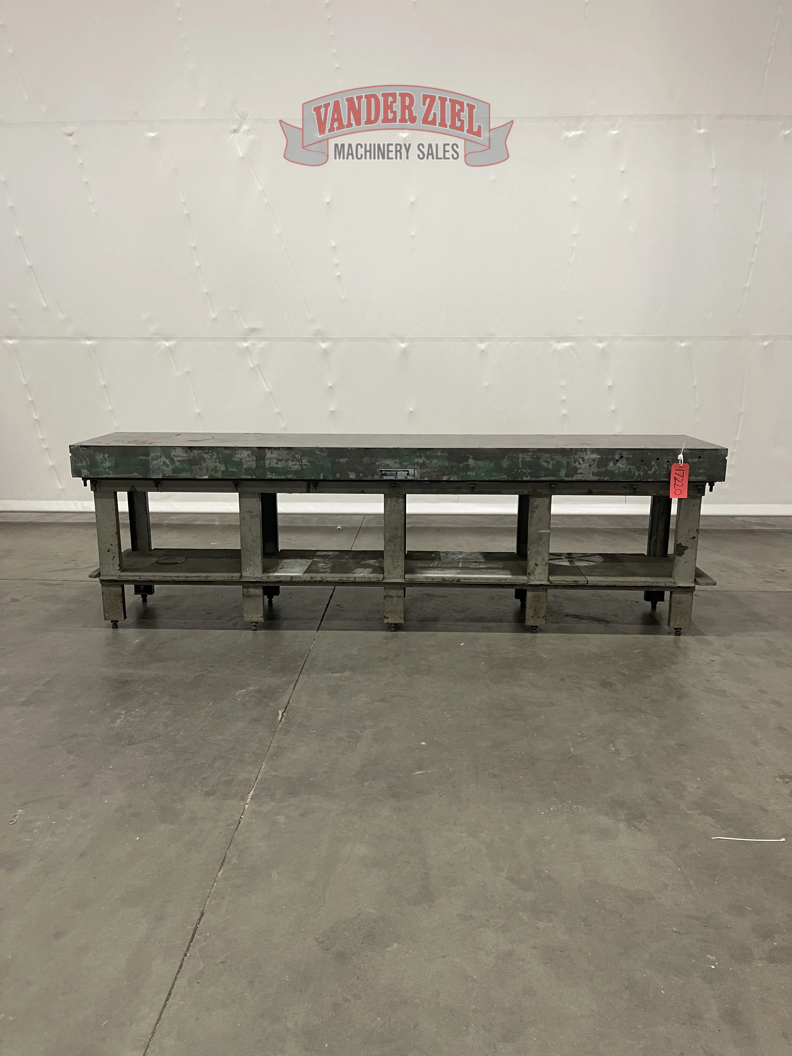 The Challenge Manufacturing Co. Layout Table 24"x120"x17" deep - Main Image 1