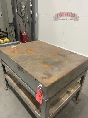 3' x 4' x 8" thick metal table - Gallery Thumbnail 6