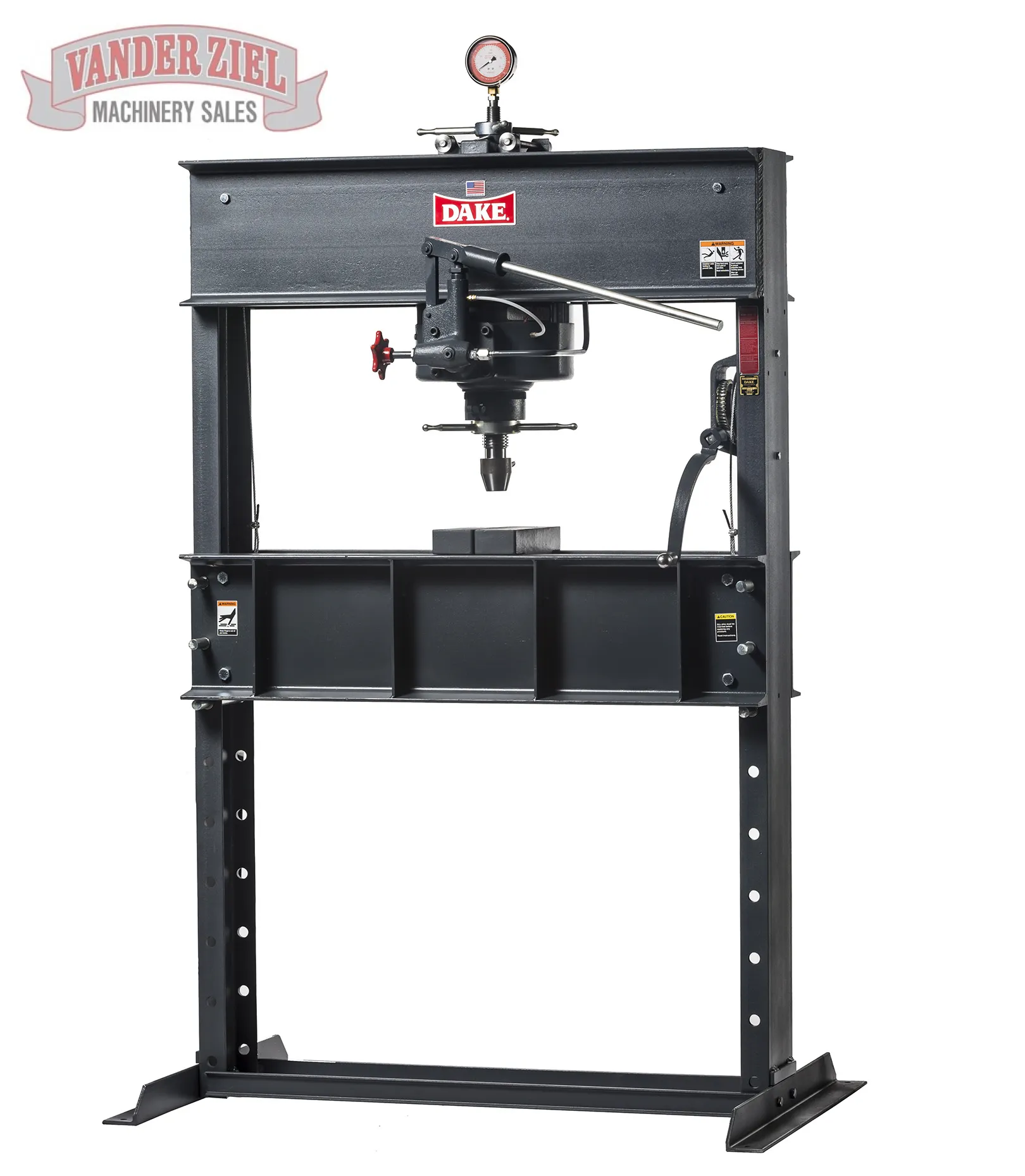 Dake 150 Ton Hand Operated H-Frame Press, Model 150H - NEW - Main Image 1