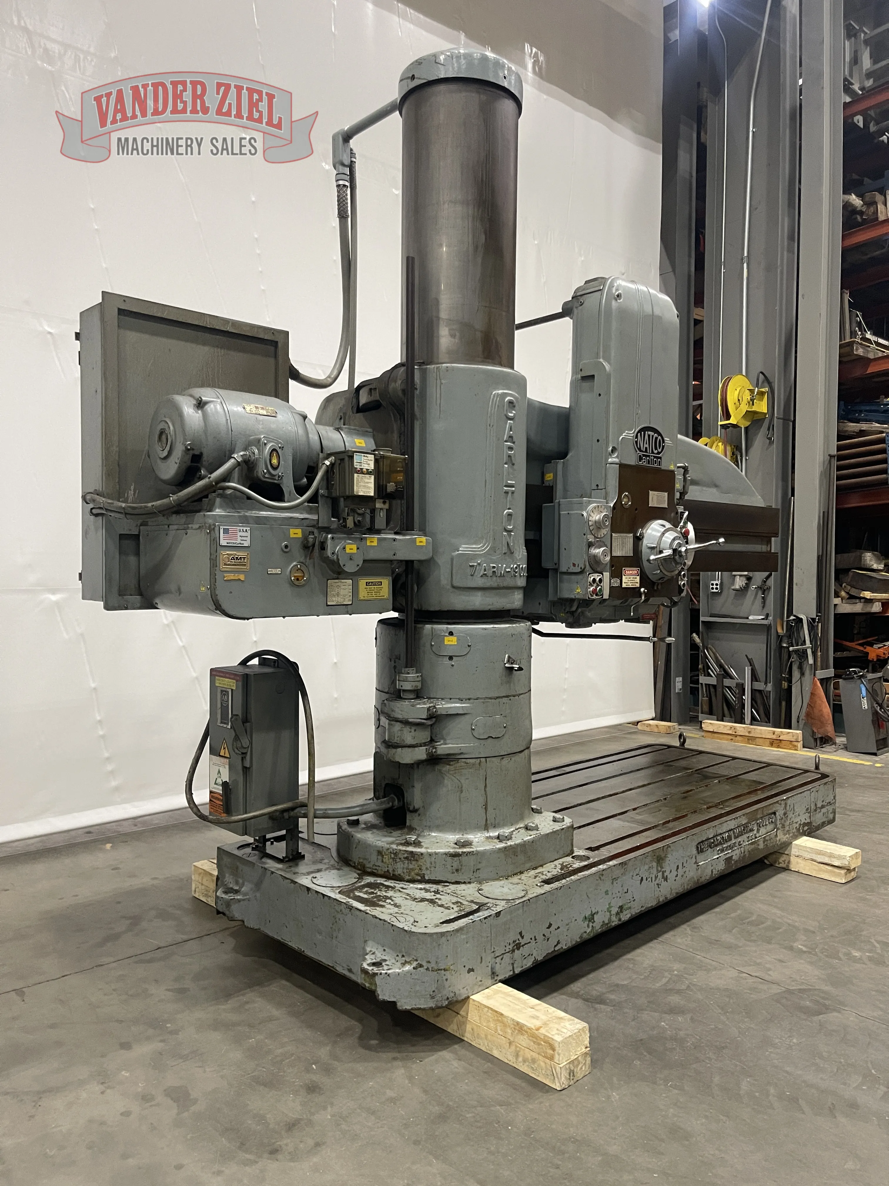 Carlton 7' x 19" Radial Arm Drill, Model 4A - Prefetch Image 44432