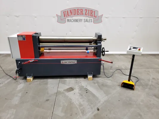 Akyapak ASM140-12/5.0 (4' x 1/4") 3 Roll Plate Bending Roll - NEW