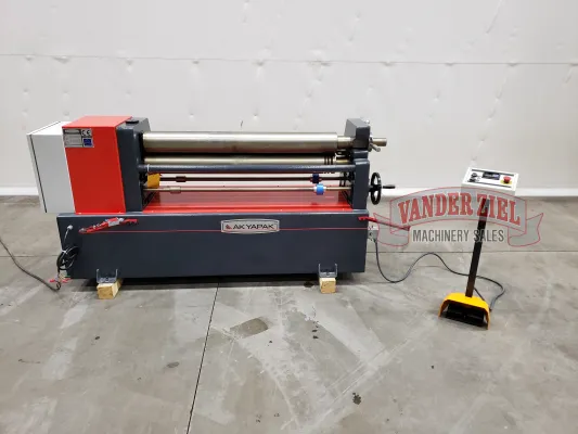 Akyapak ASM140-12/5.0 (4' x 1/4") 3 Roll Plate Bending Roll - NEW