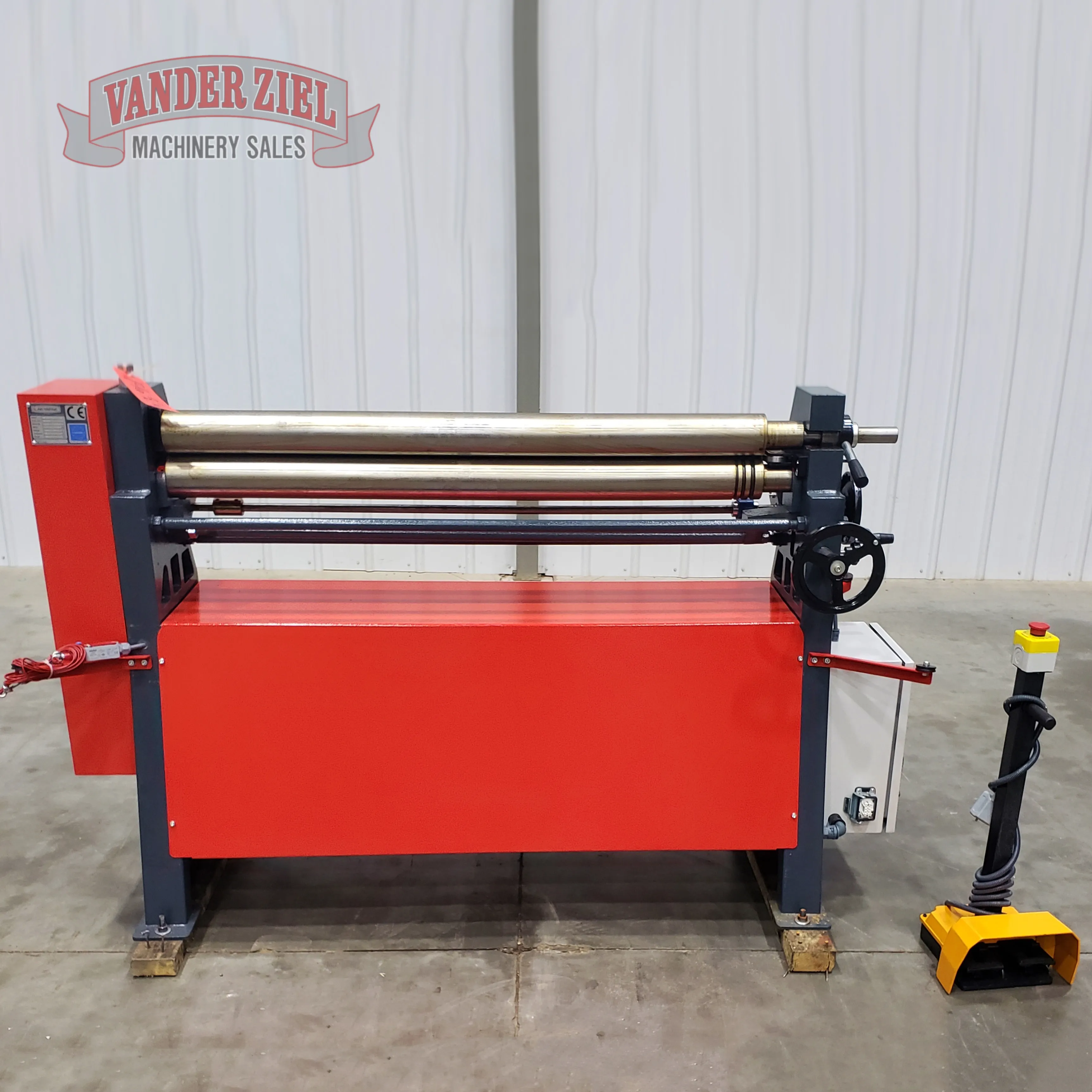 Akyapak 4'x11 GA 3 Roll Initial Pinch Plate Roll, Model AS90-12/2.5 - NEW - Main Image 1