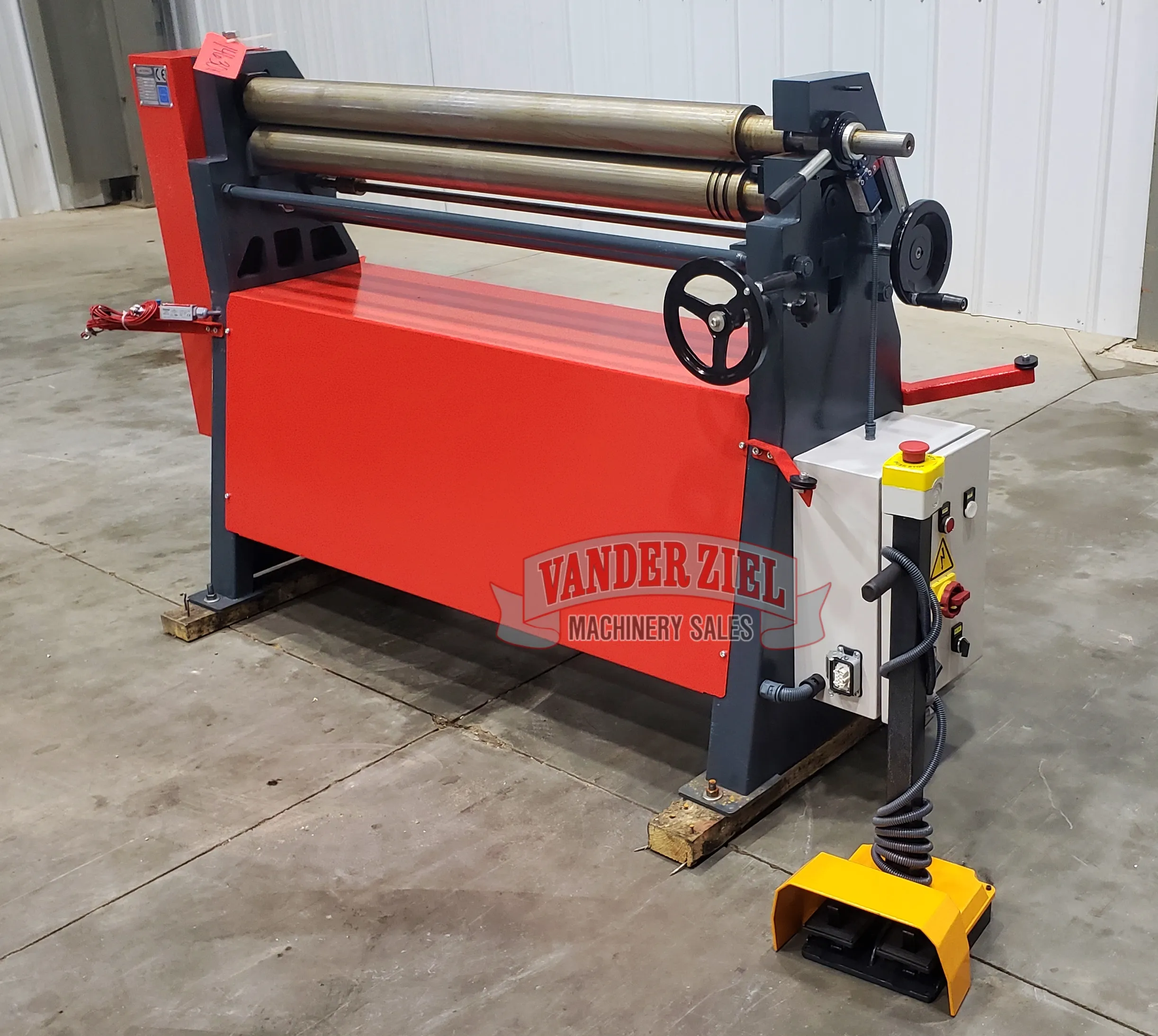 Akyapak 4'x11 GA 3 Roll Initial Pinch Plate Roll, Model AS90-12/2.5 - NEW - Prefetch Image 44570