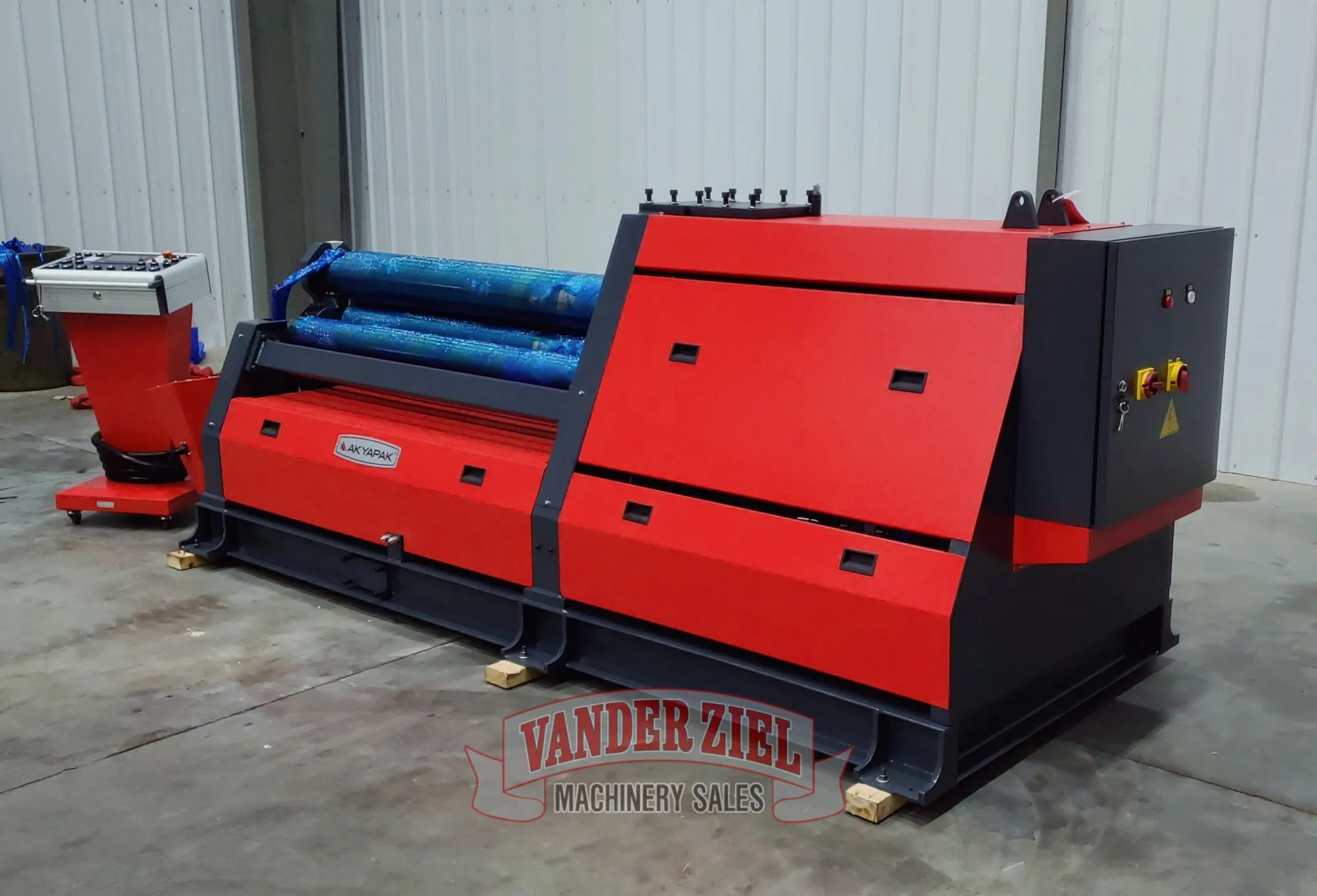 Akyapak 5′ x 3/8″ Four Roll Hydraulic Plate Bending Roll, Model AHS 15/08 – NEW - Prefetch Image 44580