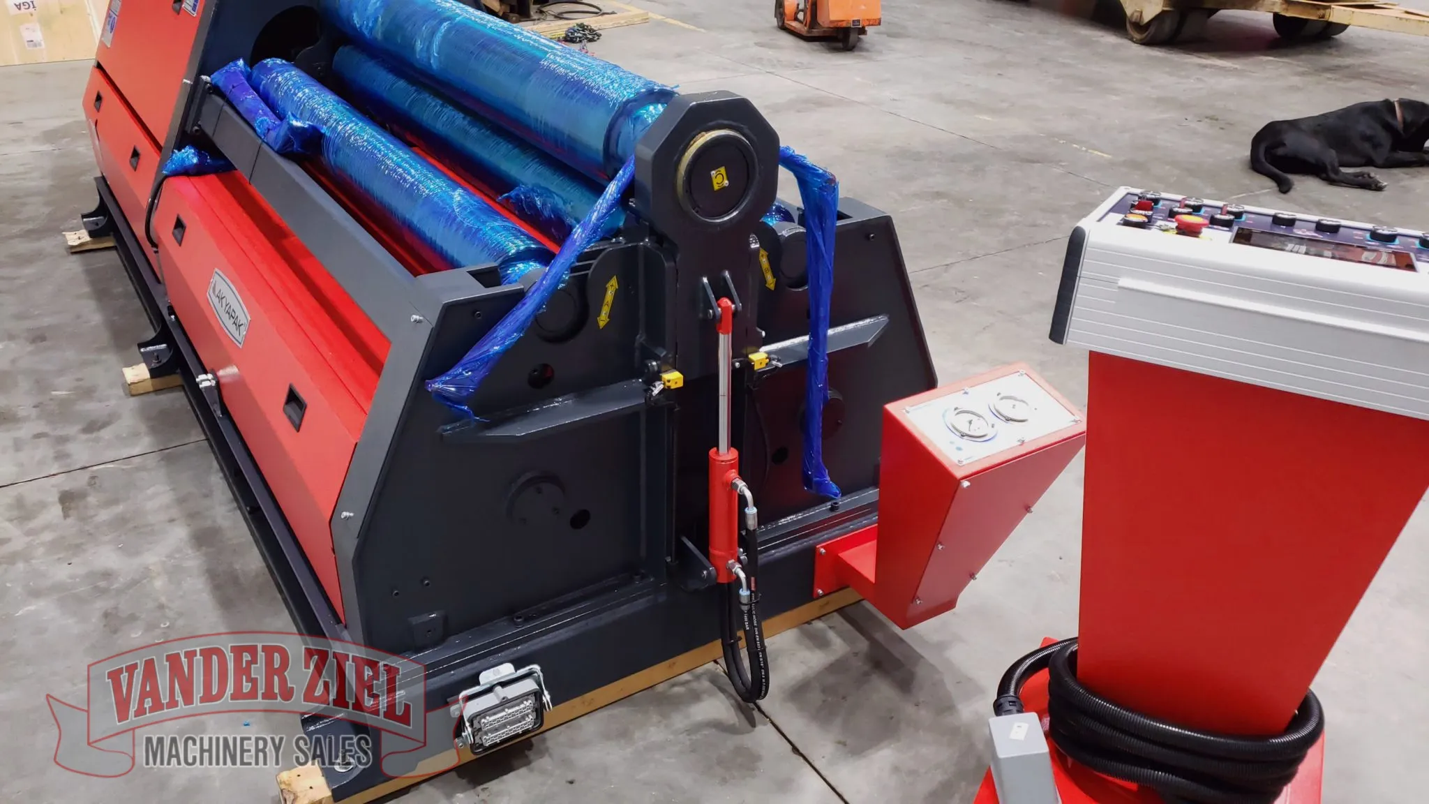Akyapak 5′ x 3/8″ Four Roll Hydraulic Plate Bending Roll, Model AHS 15/08 – NEW - Prefetch Image 44582
