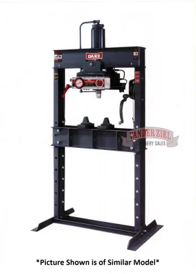 Dake 75 Ton Air Operated H-Frame Press, Model 6-475 - NEW