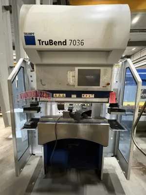 Trumpf TruBend 40” x 40.5 Tons Press Brake, Model 7036