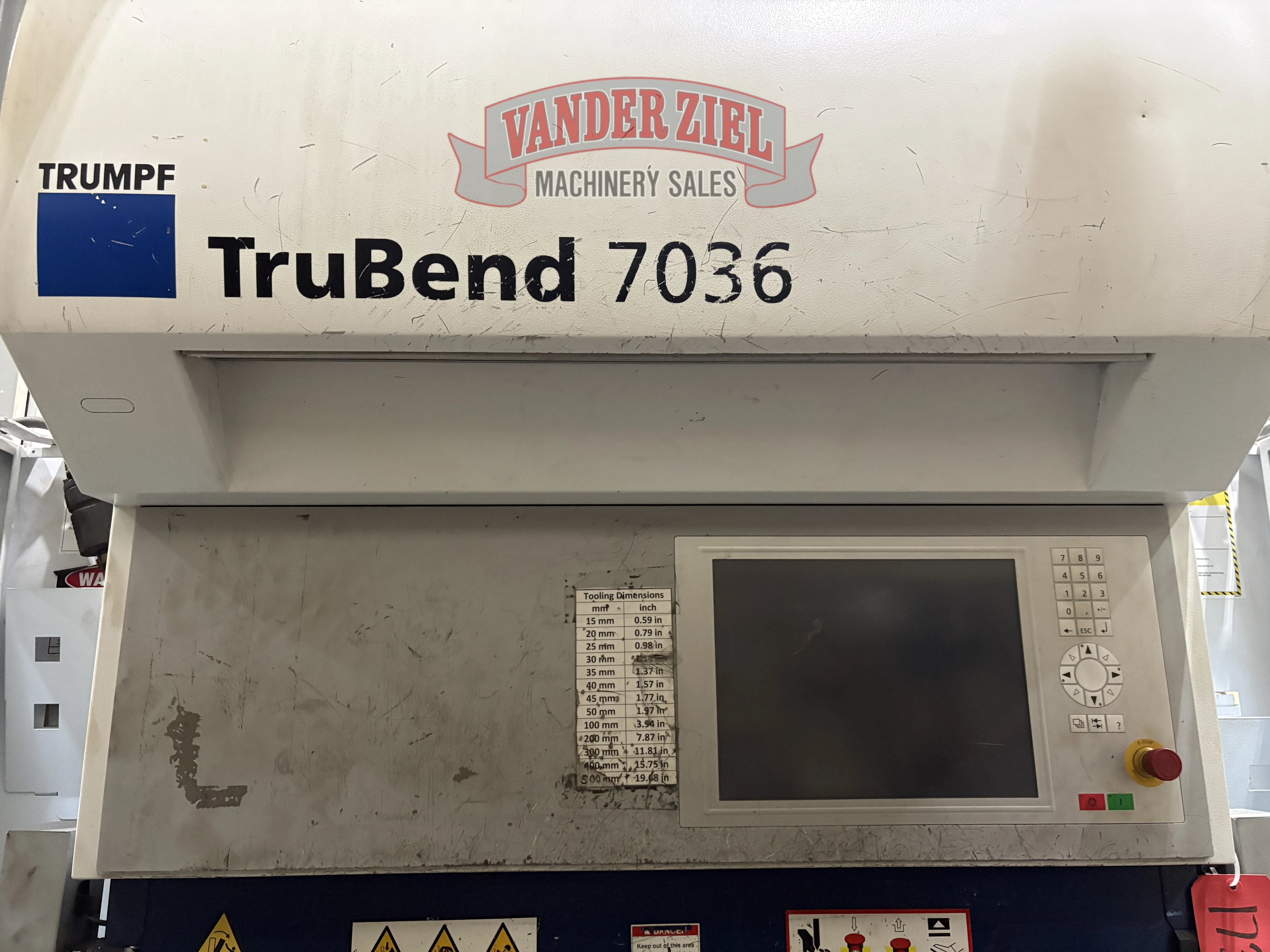 Trumpf TruBend 40” x 40.5 Tons Press Brake, Model 7036 - Prefetch Image 44624