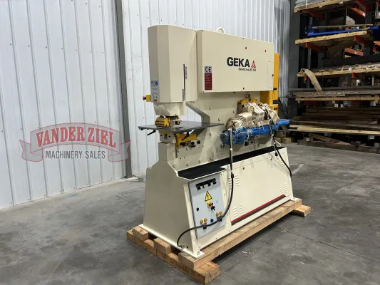 Geka 85 Ton Ironworker, Model Bendicrop 85SD, With Holders - NEW - Gallery Thumbnail 4