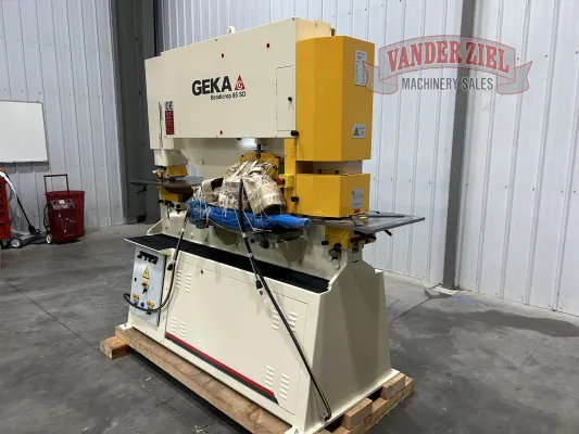 Geka 85 Ton Ironworker, Model Bendicrop 85SD, With Holders - NEW - Gallery Thumbnail 8