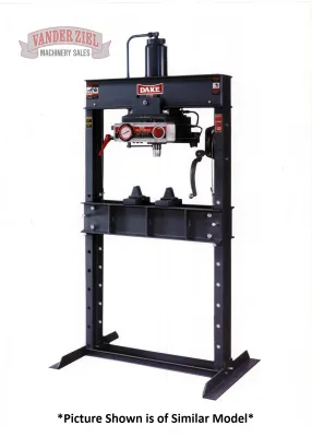 Dake 150 Ton Air Operated H-Frame Press, Model 6-850 - NEW
