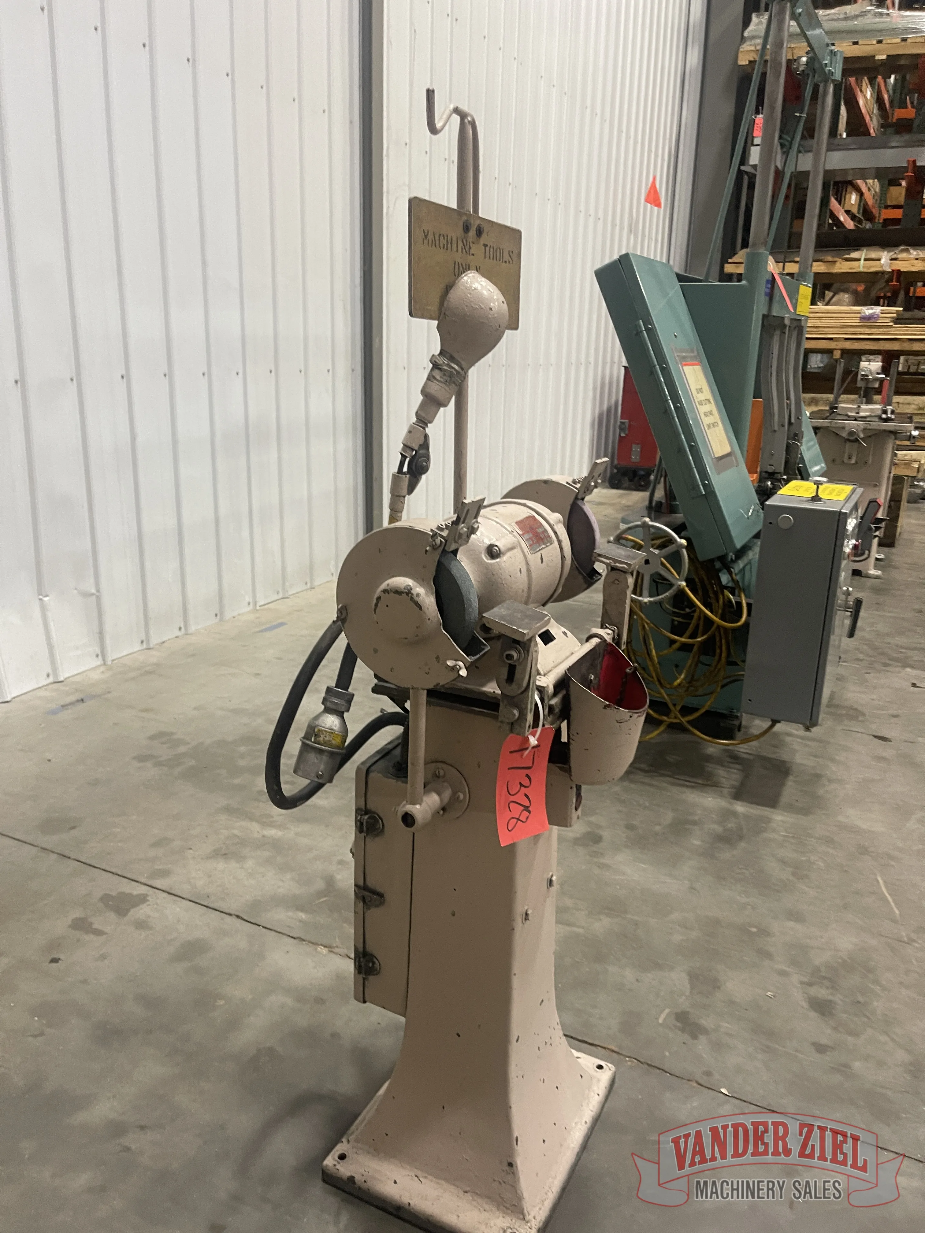 US Industrial Pedestal Grinder - Prefetch Image 44761