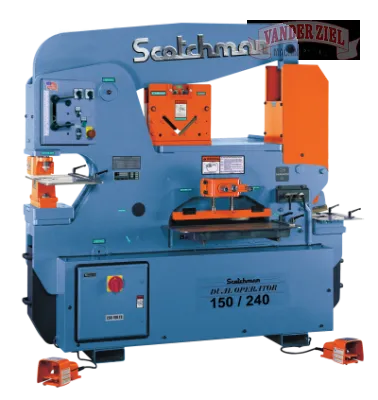 Scotchman 150 Ton Dual Operator Ironworker, Model DO 150/240-24M - NEW