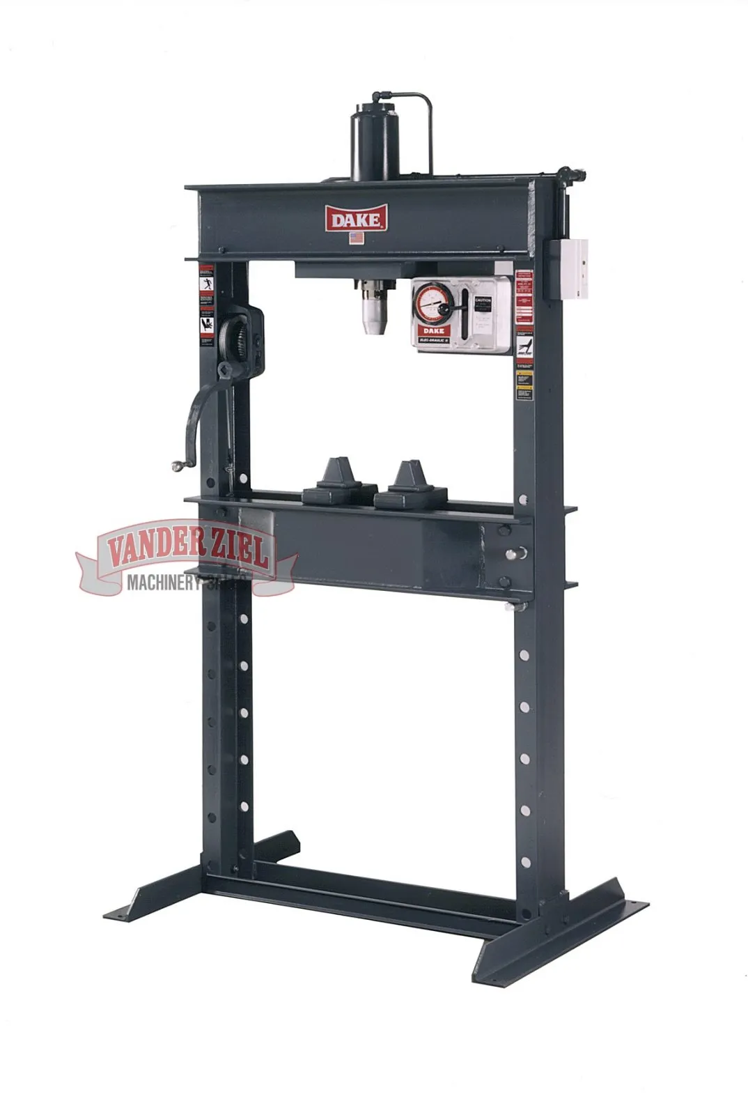 Dake 25 Ton Elec-Draulic II H-Frame Press, Model 8-025 - NEW - Main Image 1