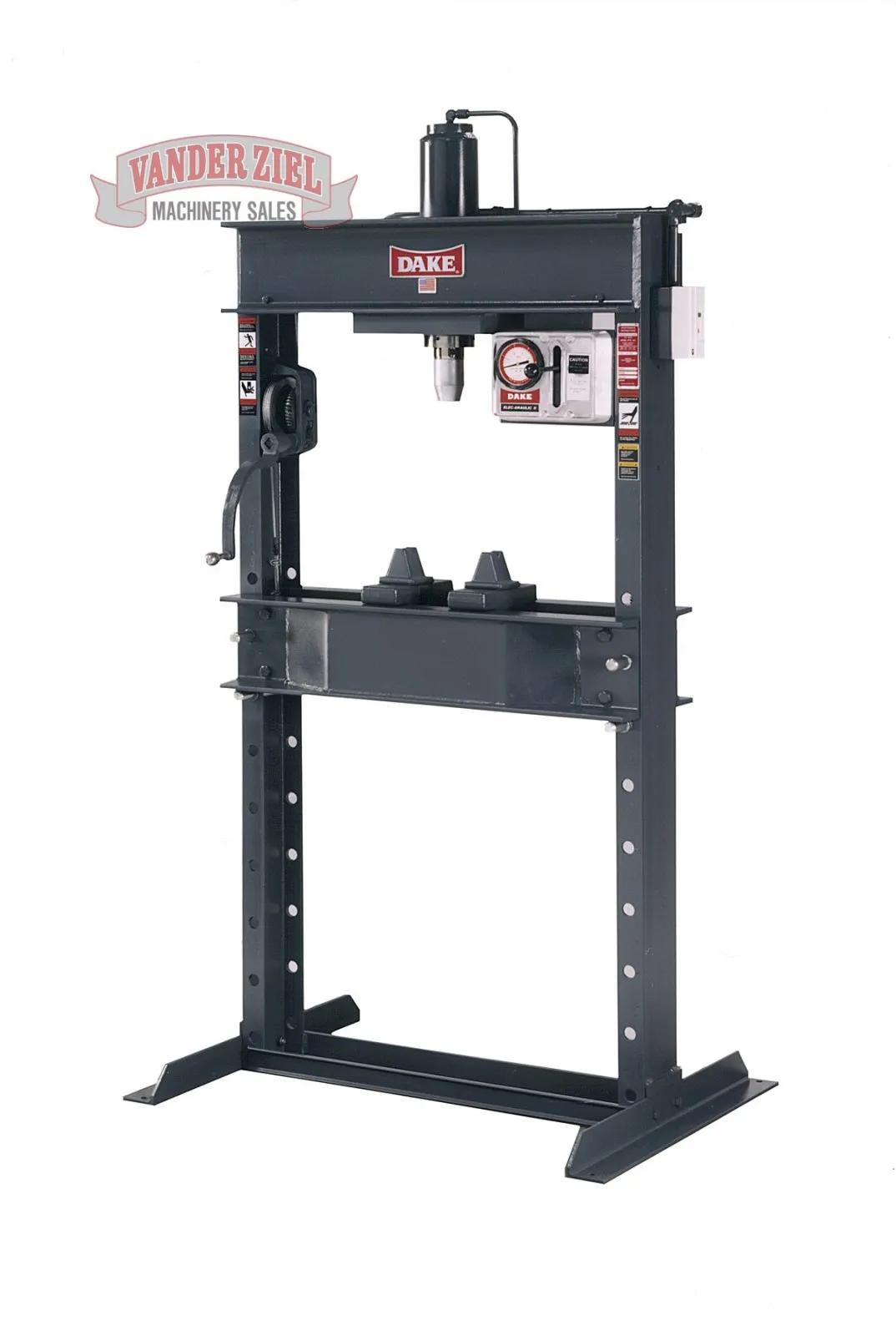 Dake 50 Ton Elec-Draulic II H-Frame Press, Model 8-050 - NEW - Main Image 1