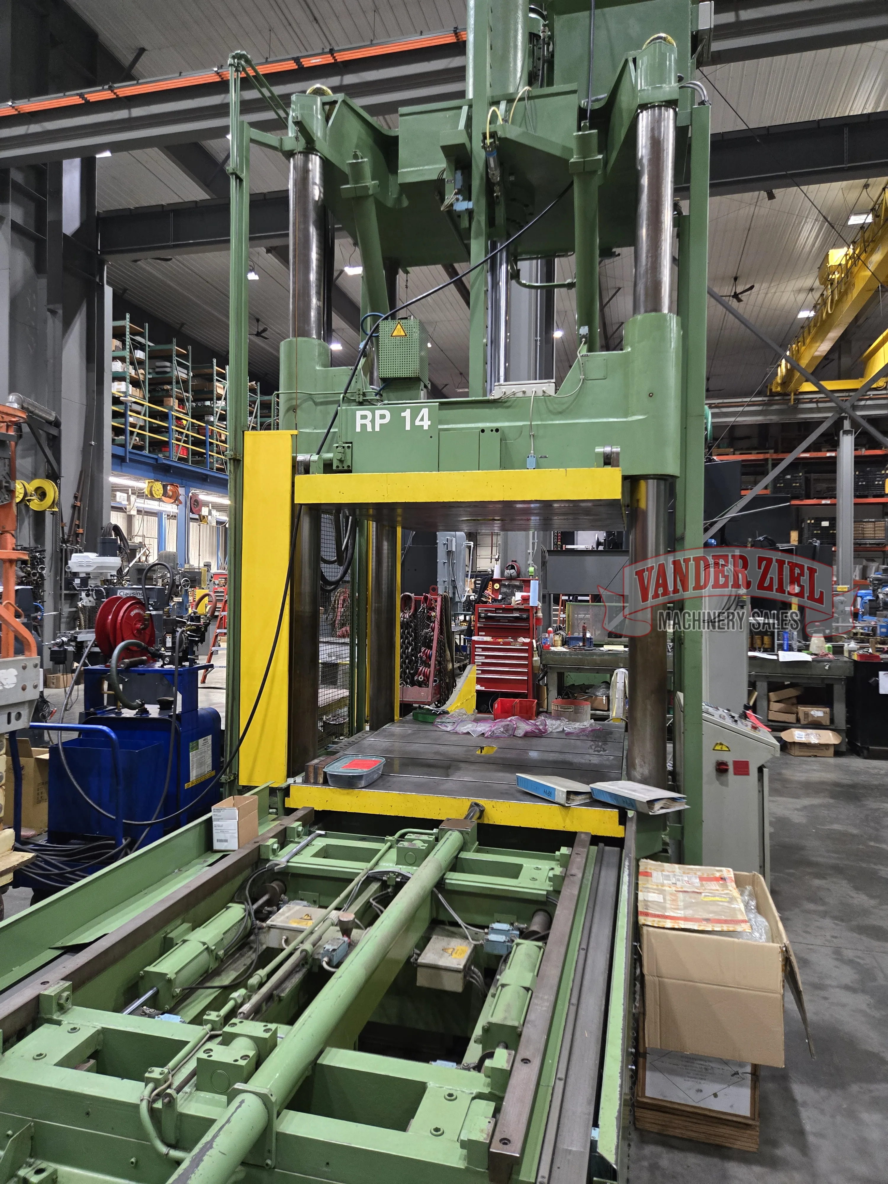 Reis 100 Ton Hydraulic Spotting Press, Model TUS-160S-100 - Prefetch Image 45259