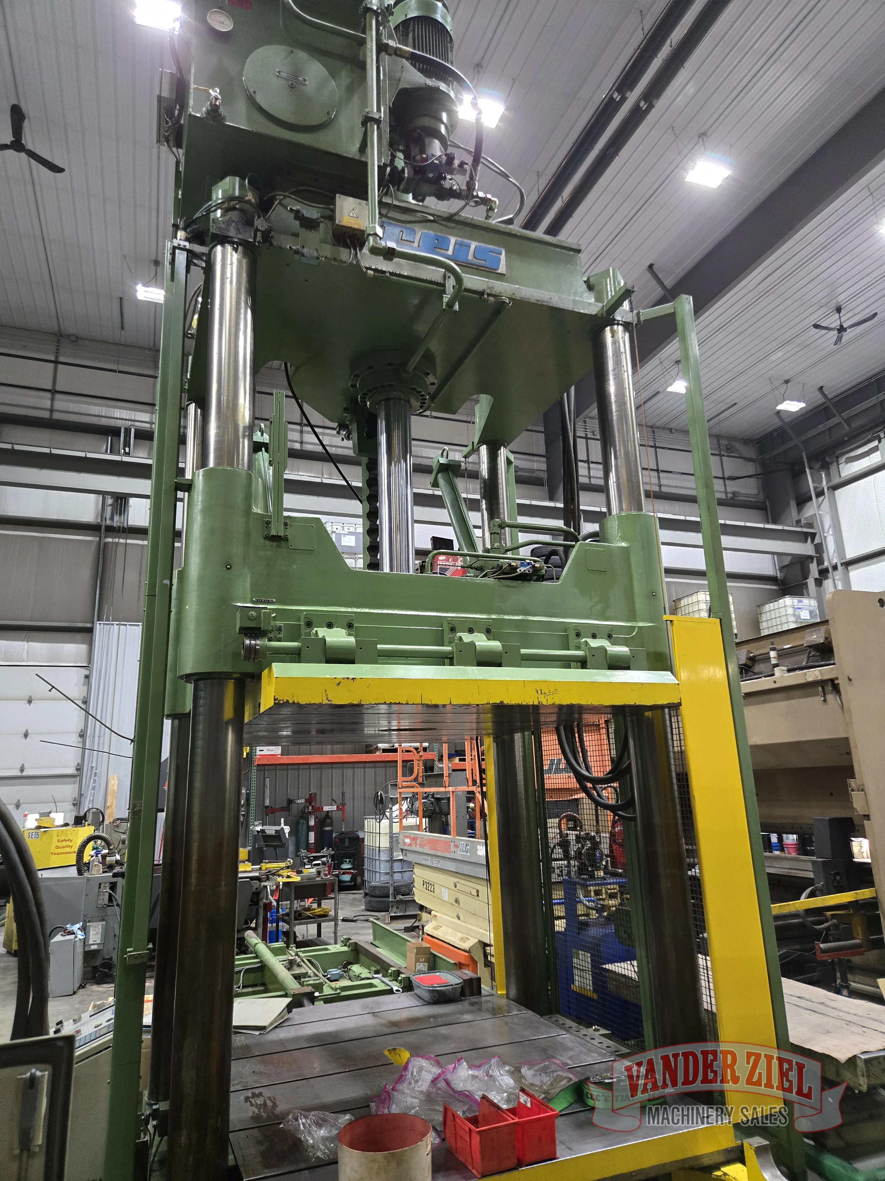Reis 100 Ton Hydraulic Spotting Press, Model TUS-160S-100 - Prefetch Image 45261