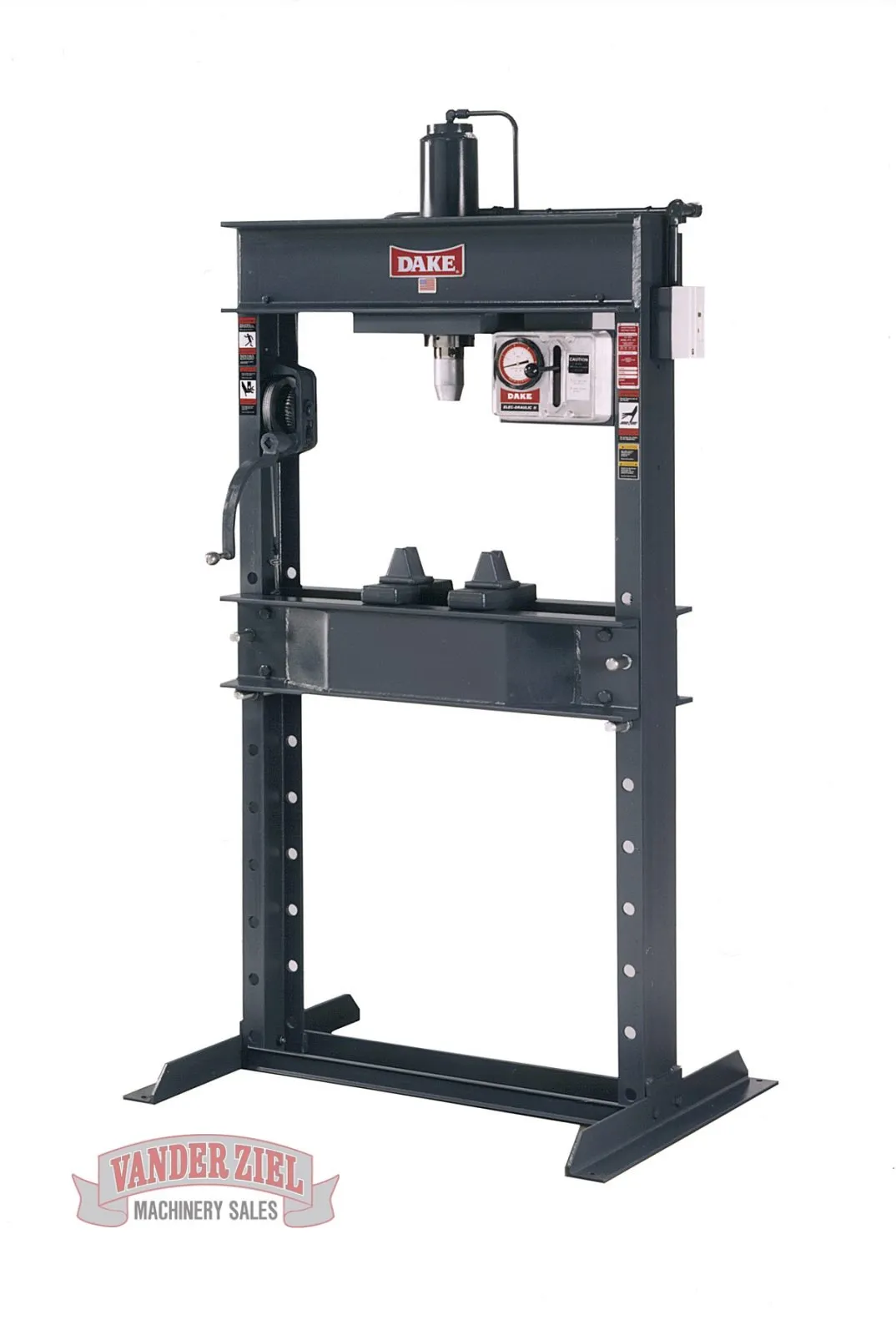 Dake 75 Ton Elec-Draulic II H-Frame Press, Model 8-075 - NEW - Main Image 1