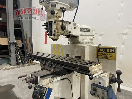 Bridgeport Series I Vertical Knee Mill, 9” x 48” Table, 2 HP - Gallery Thumbnail 6