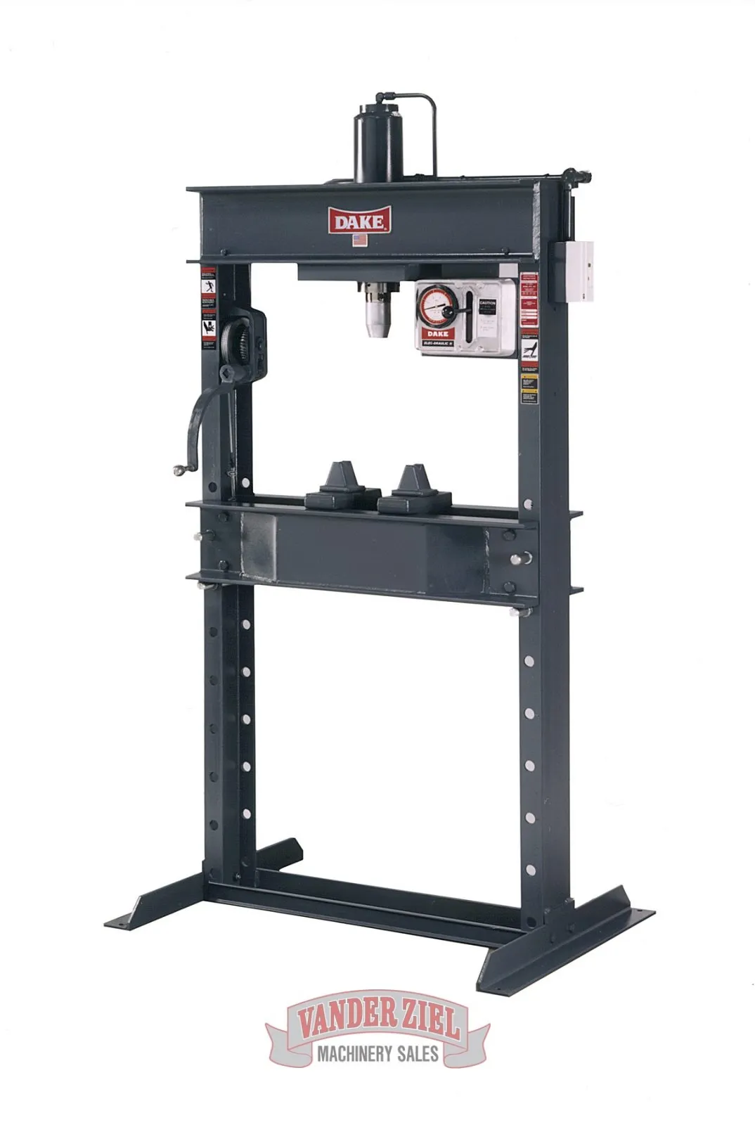 Dake 75 Ton Elec-Draulic II H-Frame Press, Model 8-080 - NEW - Main Image 1