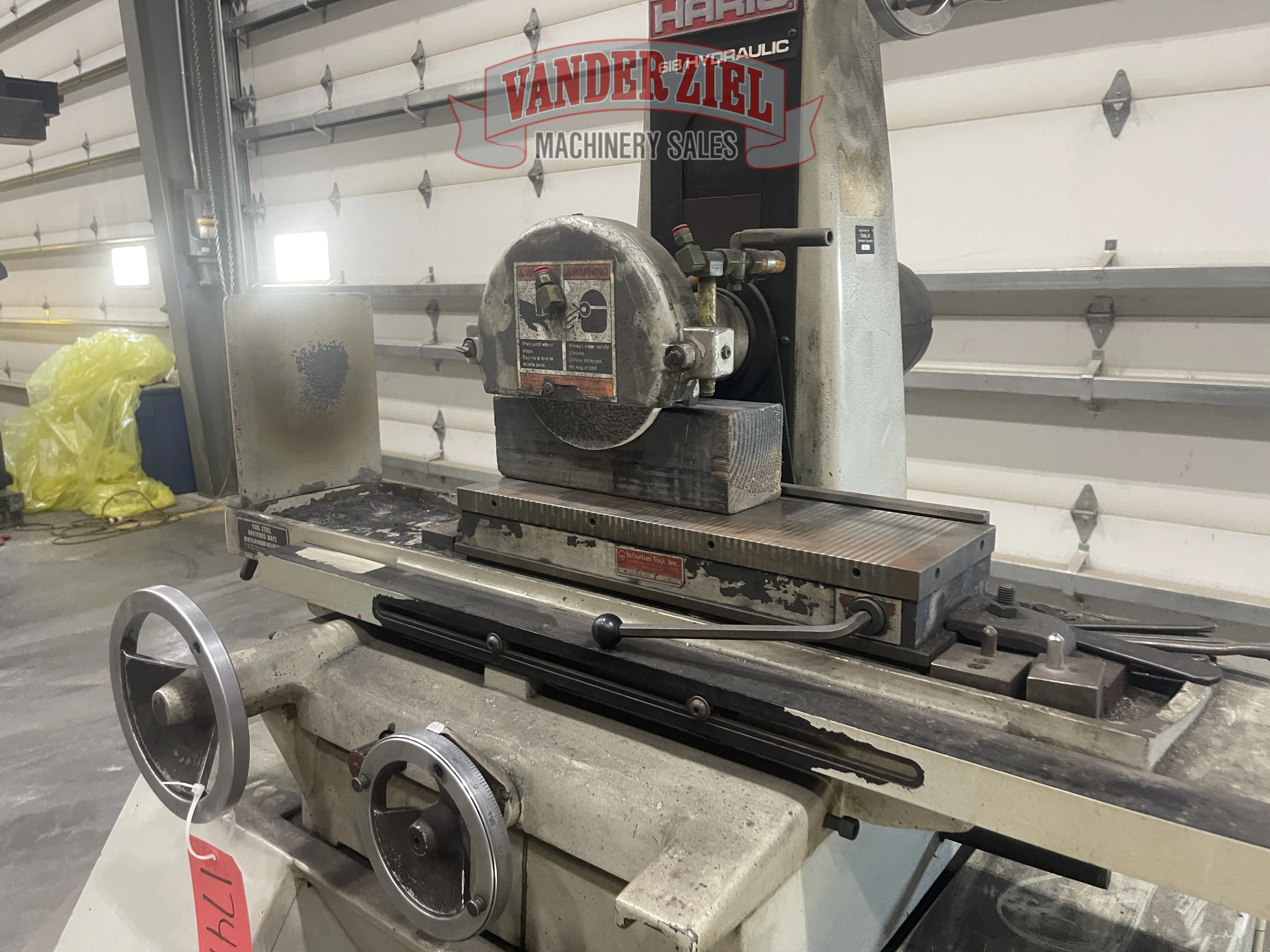 Harig 6" x 18" Hand Surface Grinder, Model 618 - Prefetch Image 45447