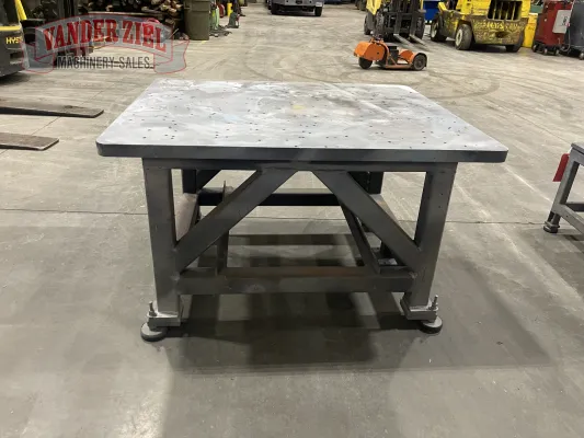 40" x 48" x 29" H Steel Table, 1.5" Thick - Gallery Thumbnail 3