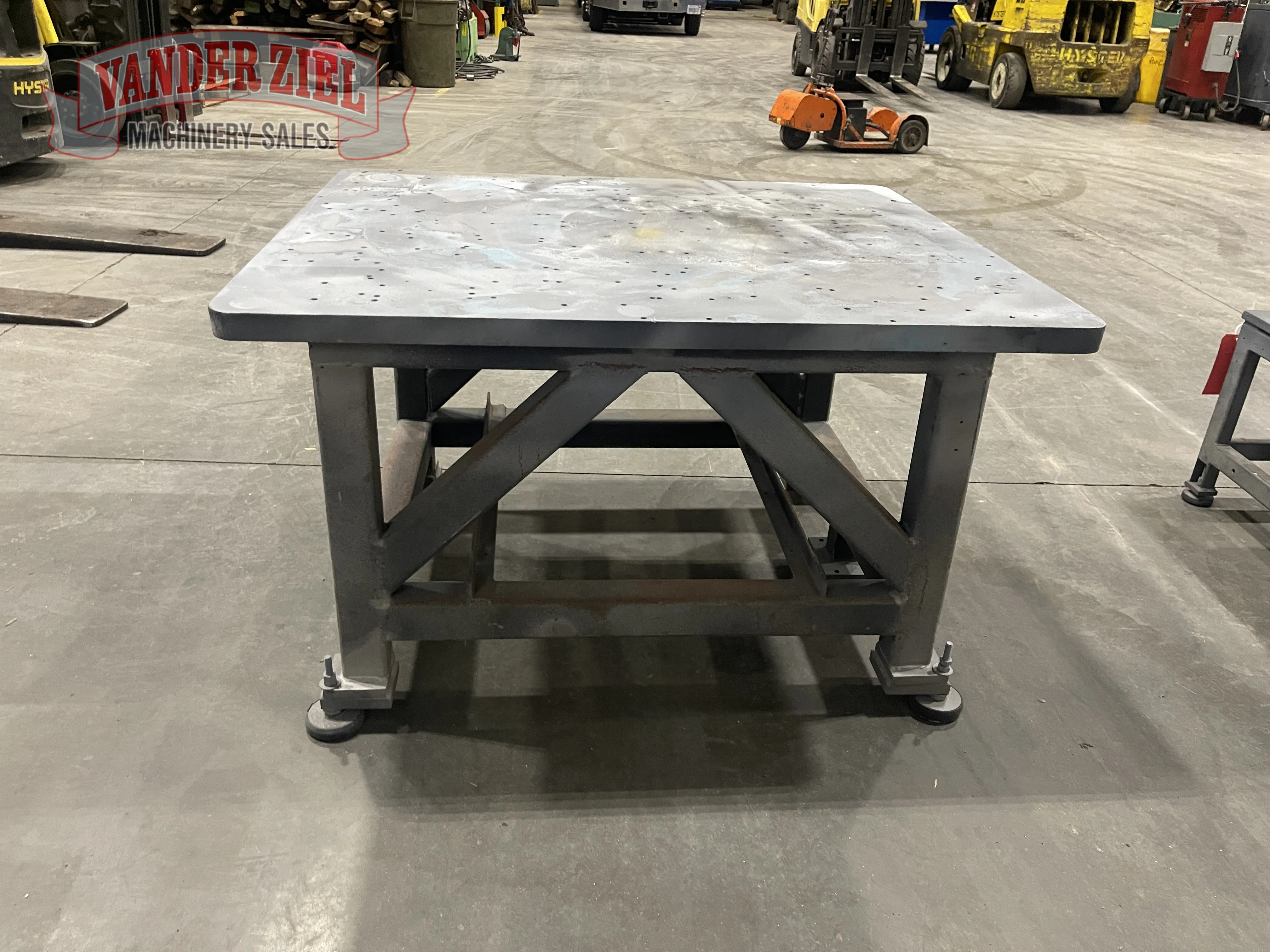 40" x 48" x 29" H Steel Table, 1.5" Thick - Prefetch Image 45455
