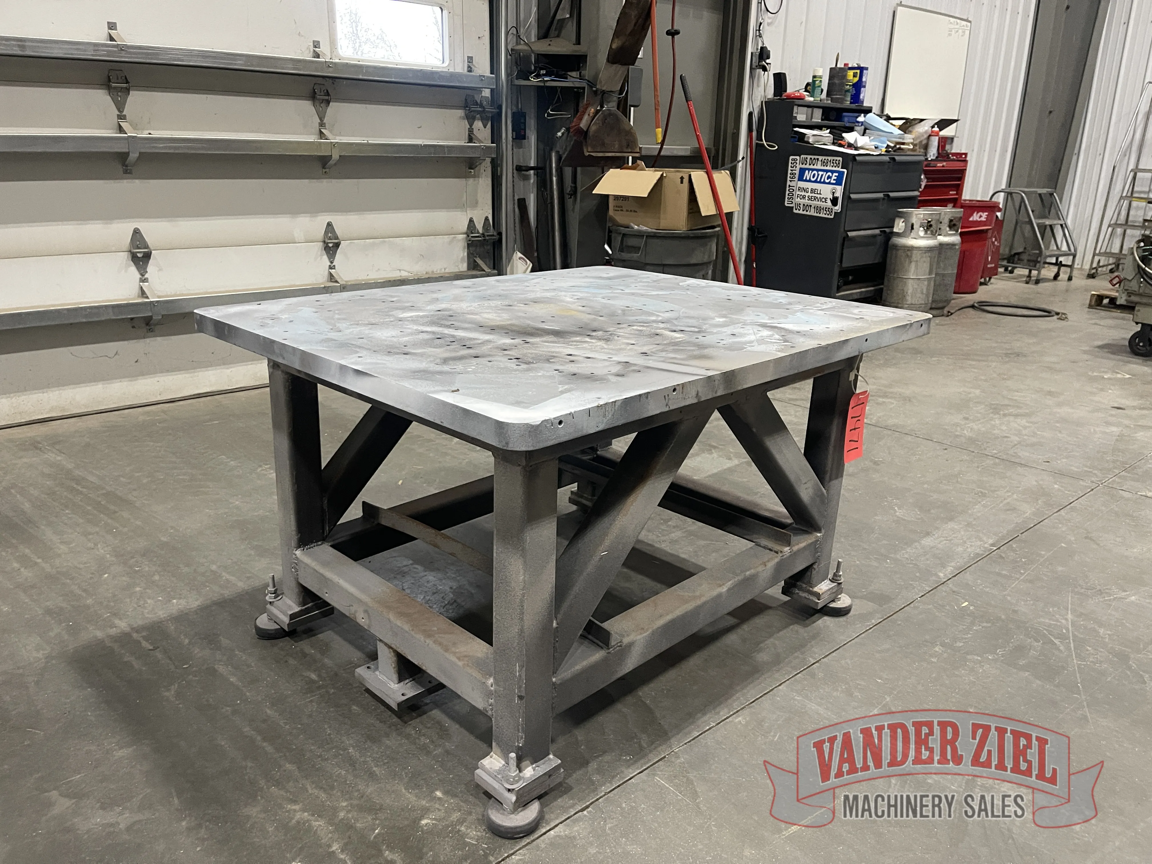40" x 48" x 29" H Steel Table, 1.5" Thick - Prefetch Image 45456