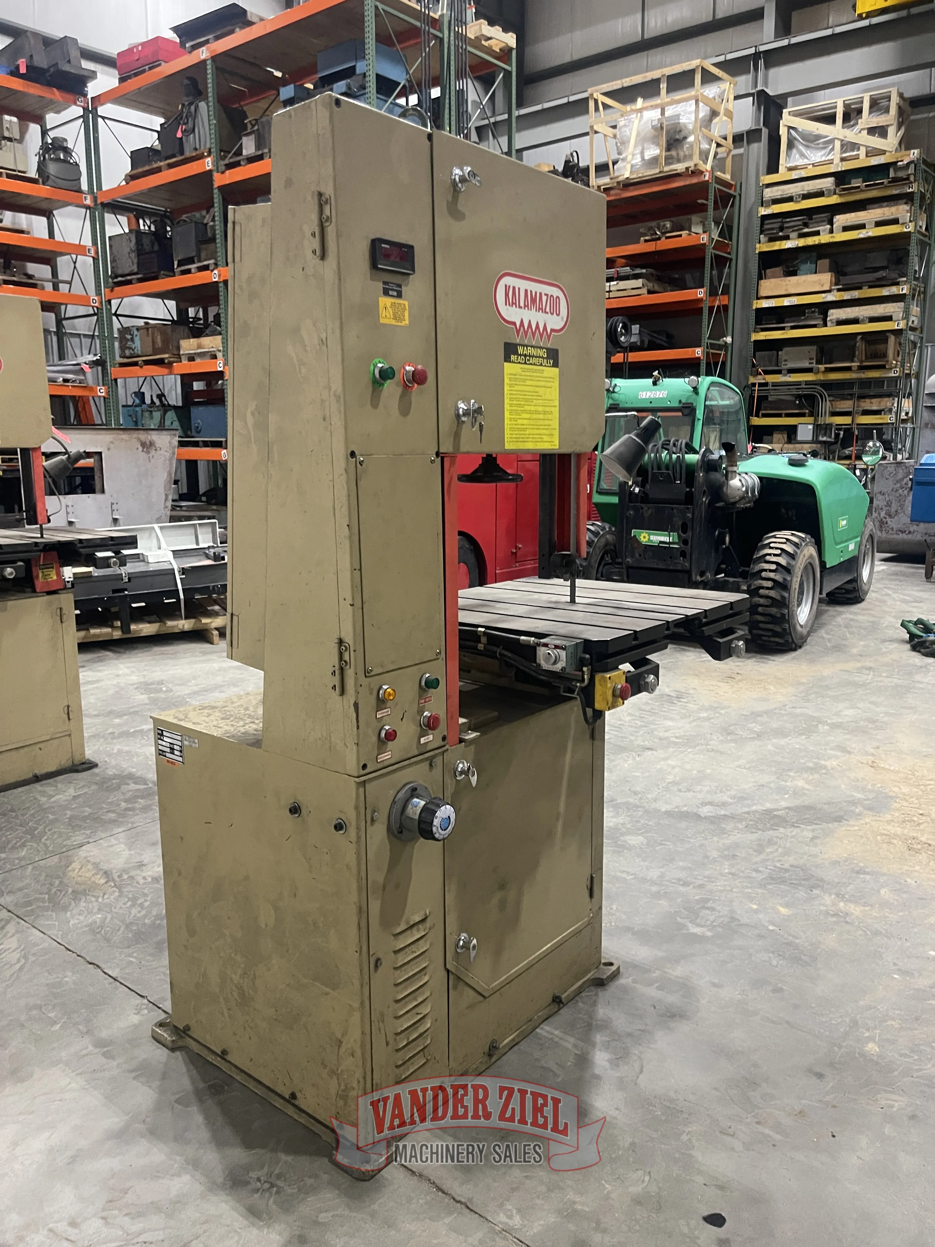 Kalamazoo Vertical Bandsaw - Prefetch Image 45590