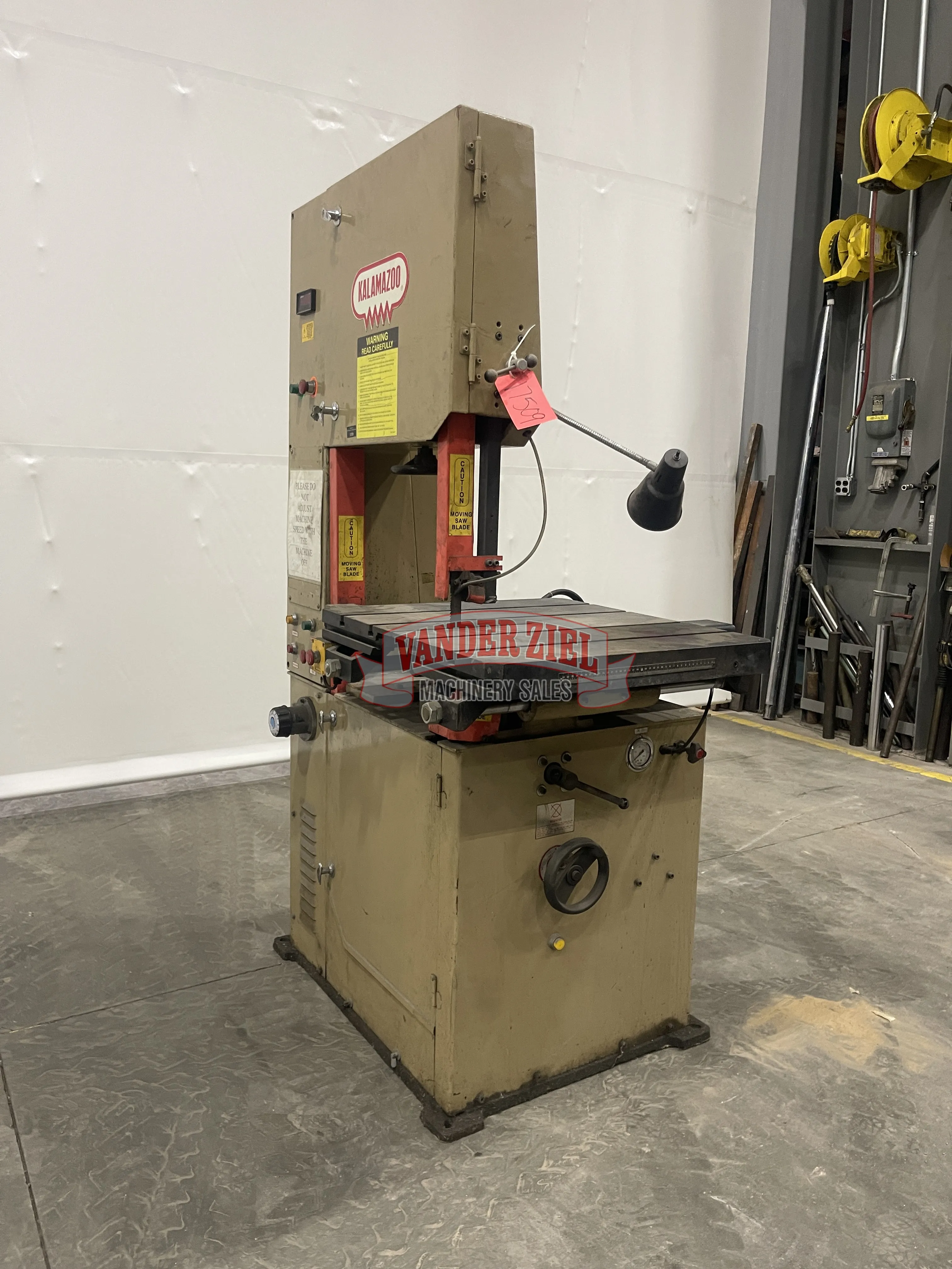 Kalamazoo Vertical Bandsaw - Prefetch Image 45598
