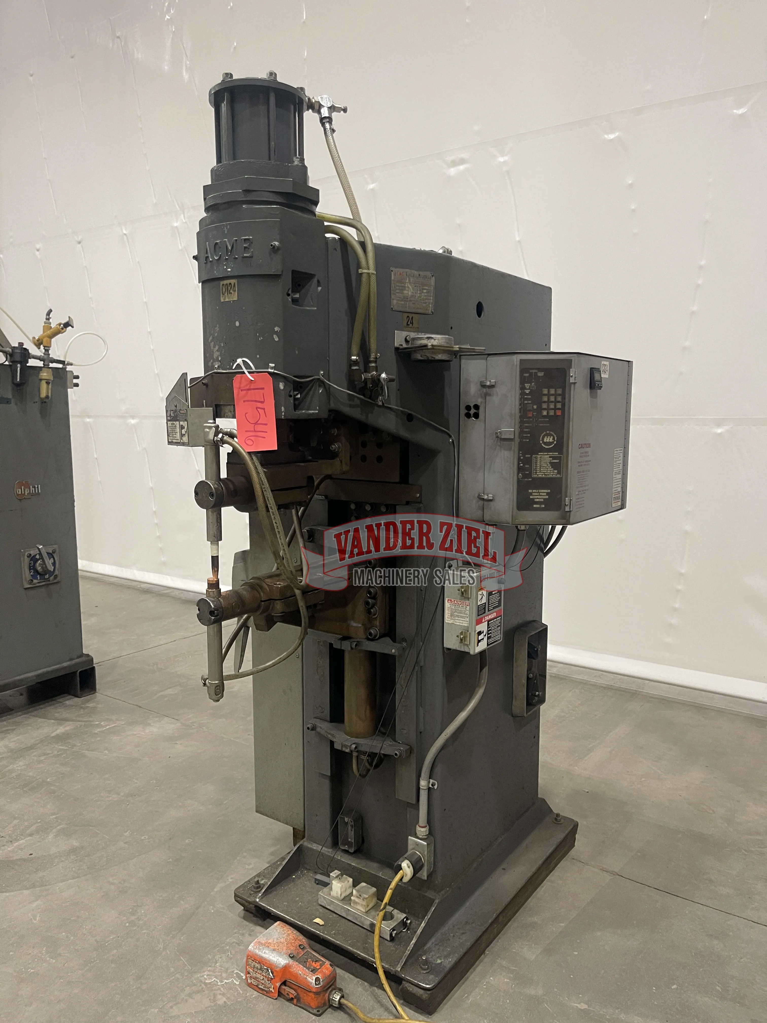 Acme Electric Welder Co. Mdl. PT1S-18-100 Spot Welder - Prefetch Image 45838