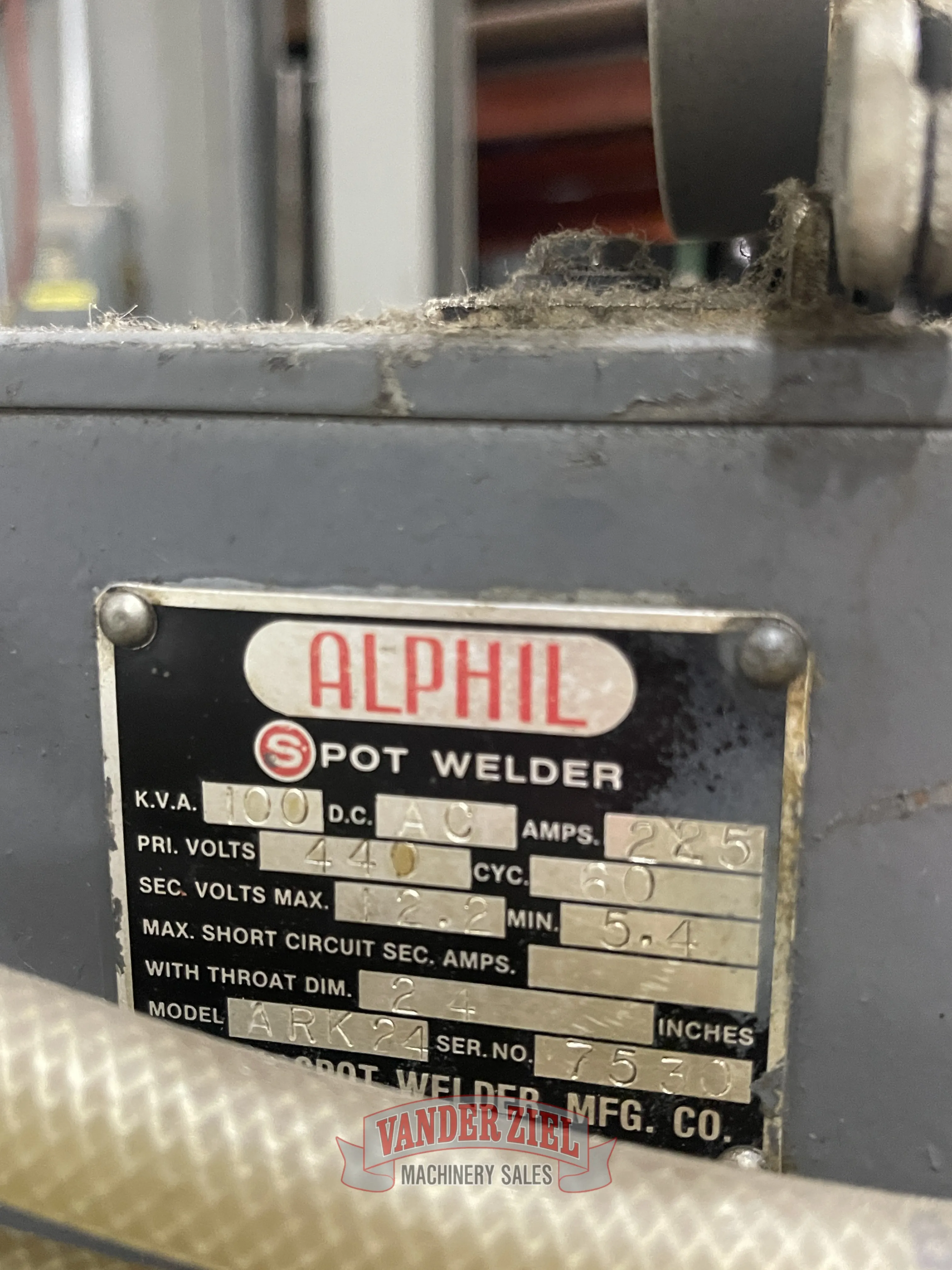 Alphil Mdl. ARK24 Spot Welder, 100KVA - Prefetch Image 45853