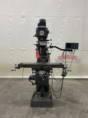 Lagun 10" x 44" Table Vertical Knee Mill, Model FTV-1, 3 HP