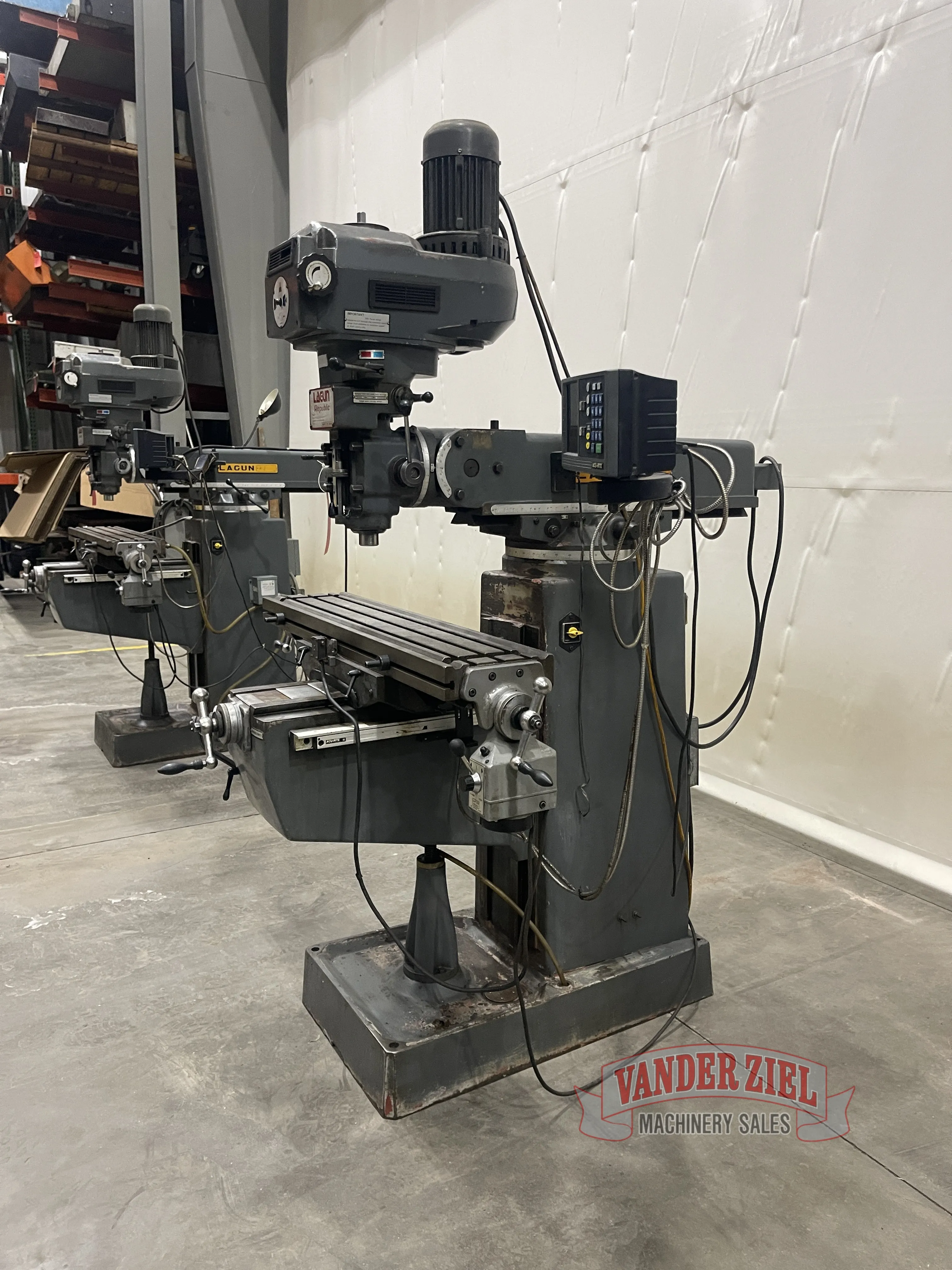 Lagun 10" x 44" Table Vertical Knee Mill, Model FTV-1, 3 HP - Prefetch Image 45878